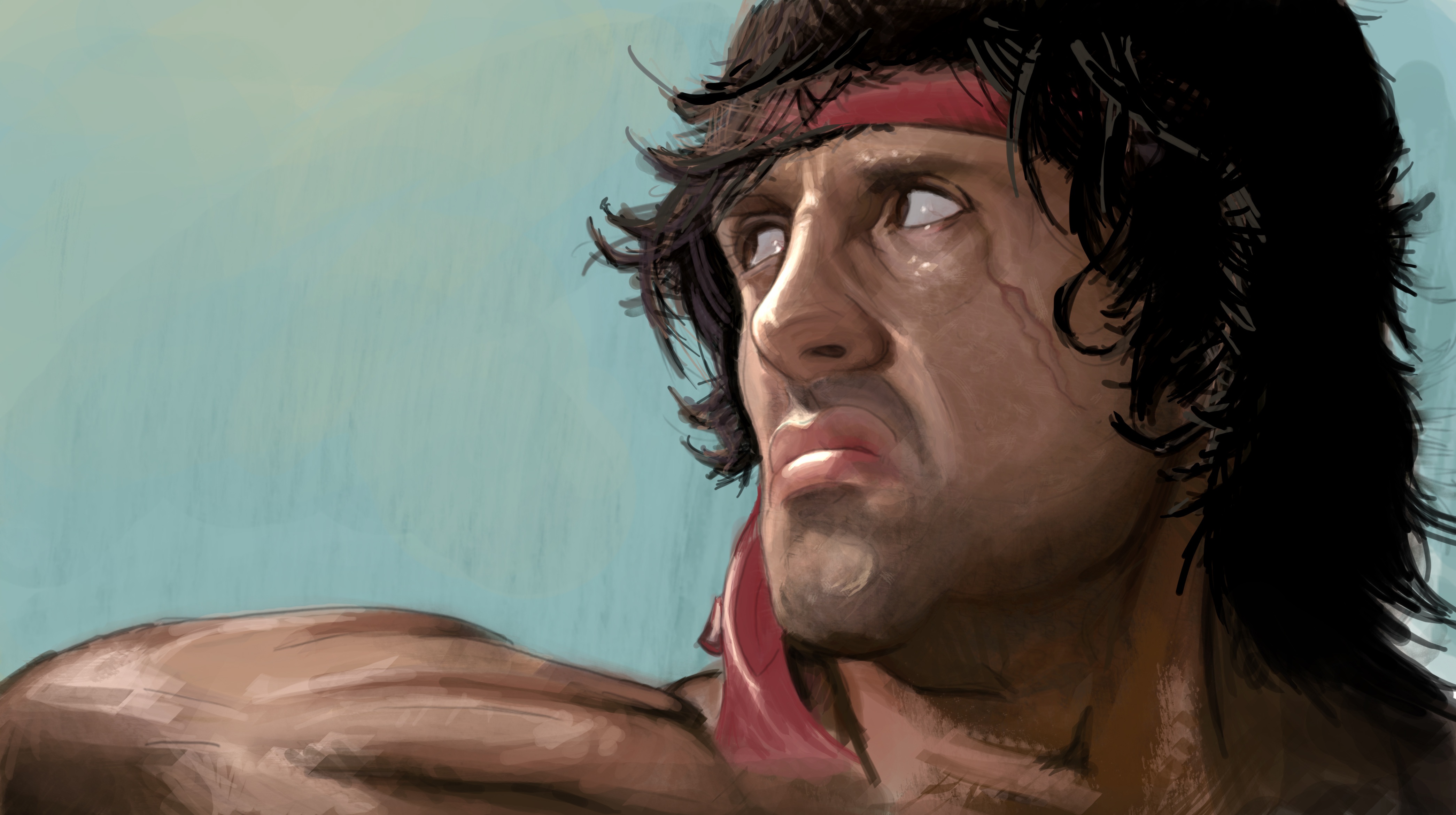 Download mobile wallpaper Sylvester Stallone, Rambo, Movie for free.
