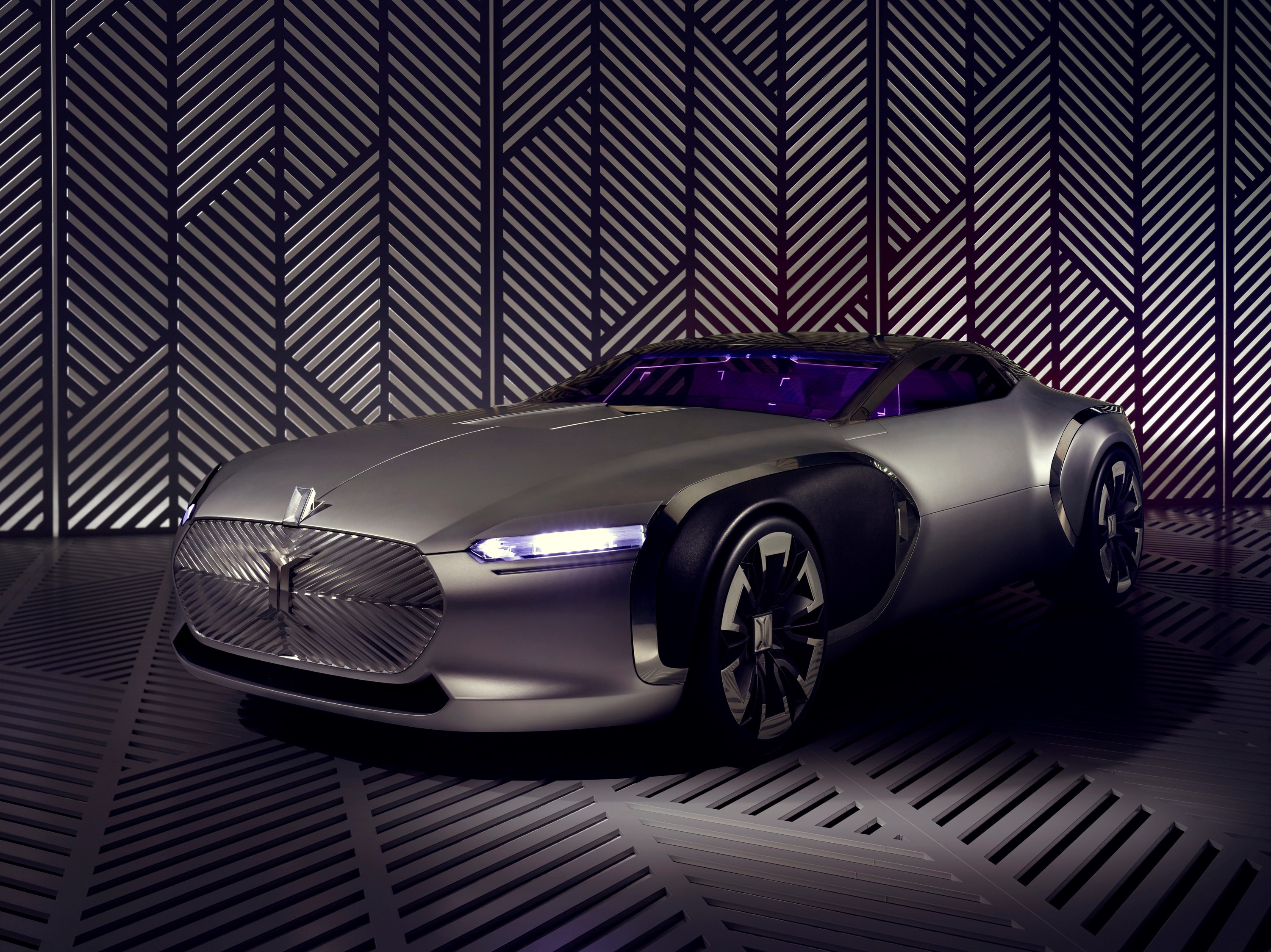 Wallpaper Full HD renault, cars, front view, concept, corbusier
