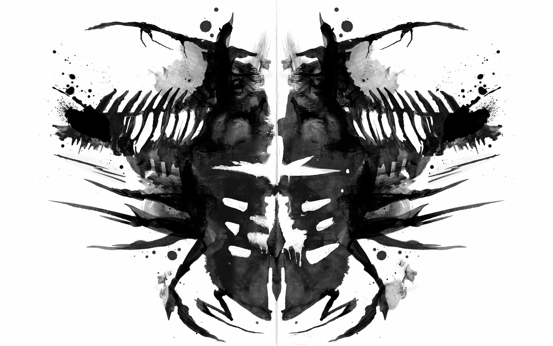 artistic, bug, rorschach wallpapers for tablet