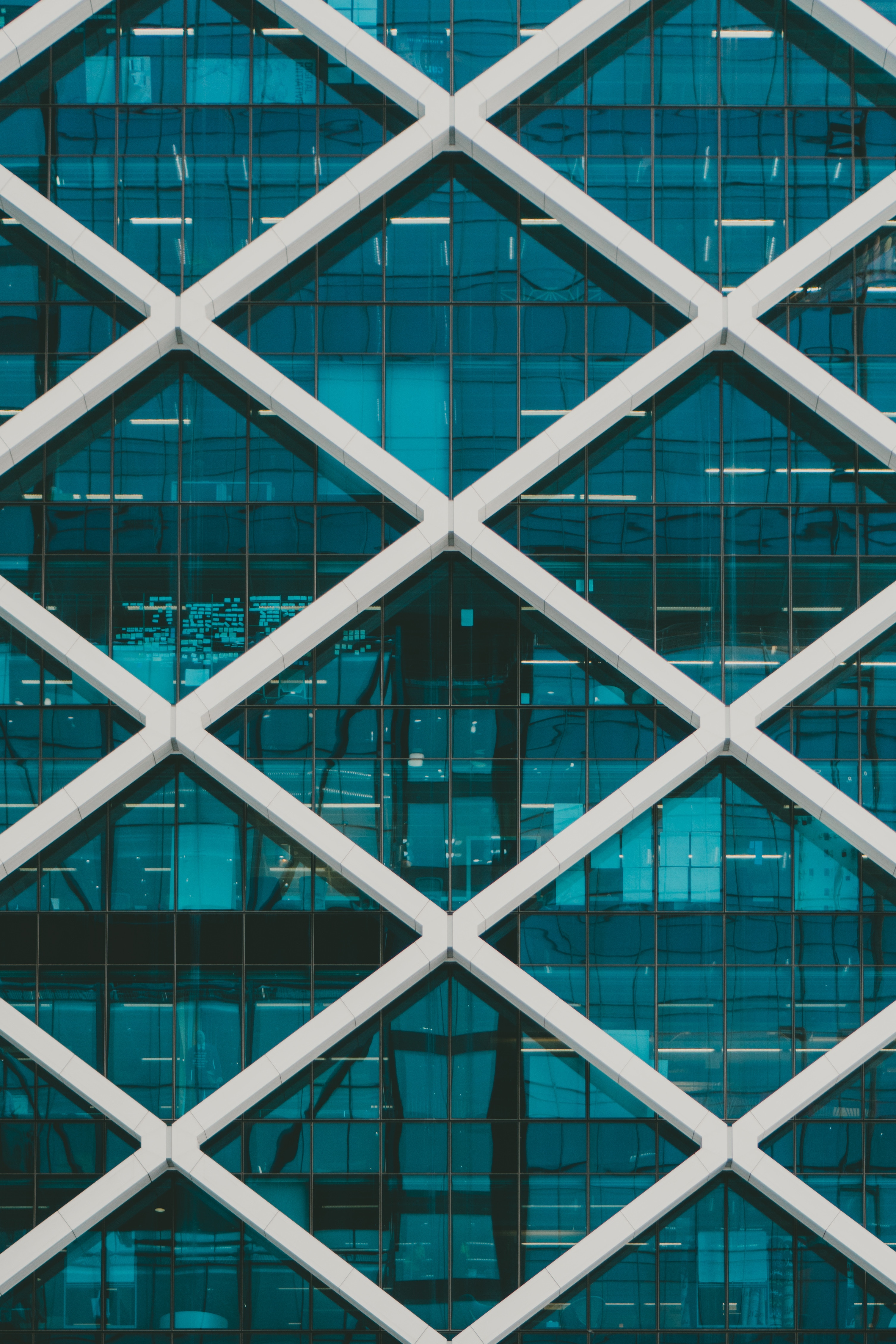 Download mobile wallpaper Facade, Architecture, Glass, Structure, Windows, Minimalism for free.