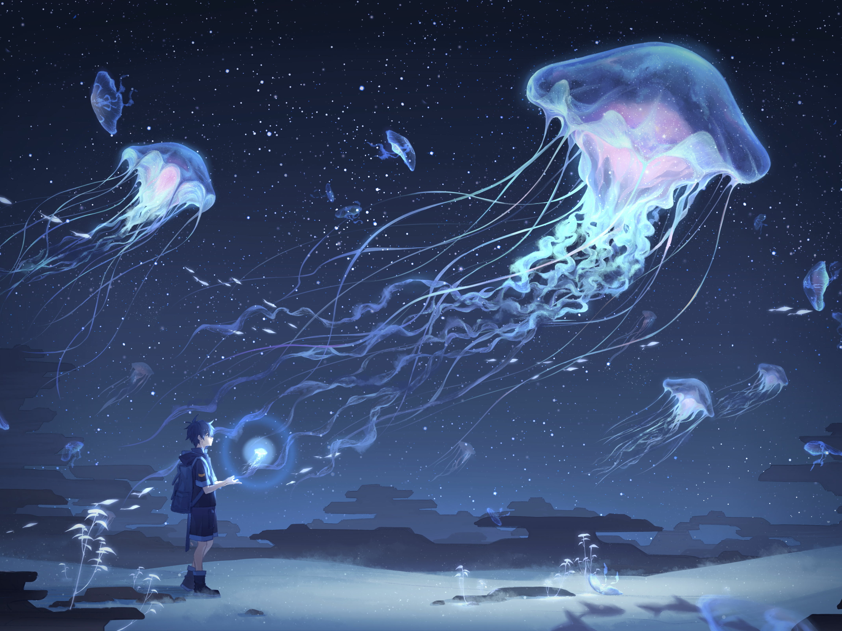 Jellyfish Girl - Anime Girls Wallpapers and Images - Desktop Nexus Groups