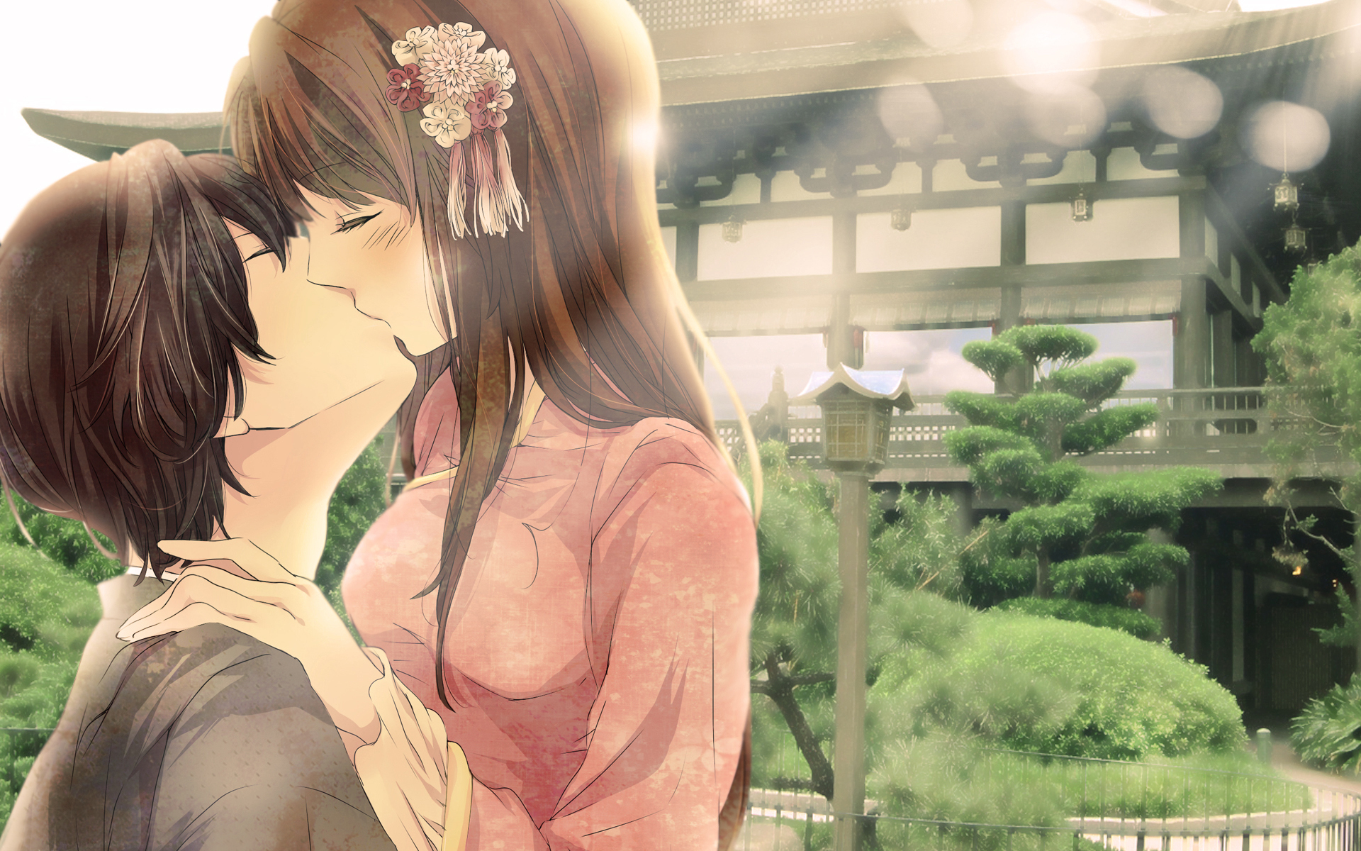 Windows Backgrounds anime, love