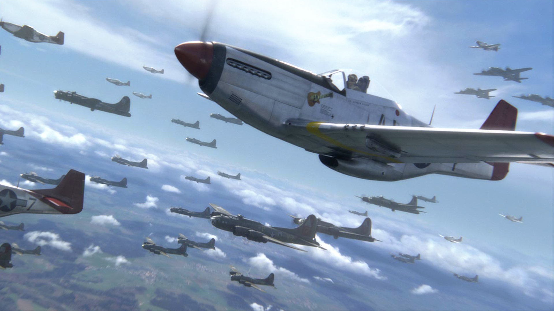 Red Tails Lock Screen Wallpaper