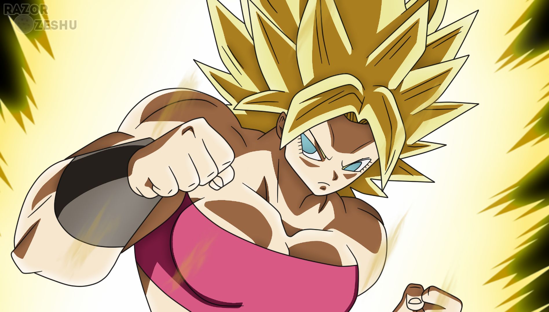 Ssj Caulifla Wallpaper - Download to your mobile from PHONEKY