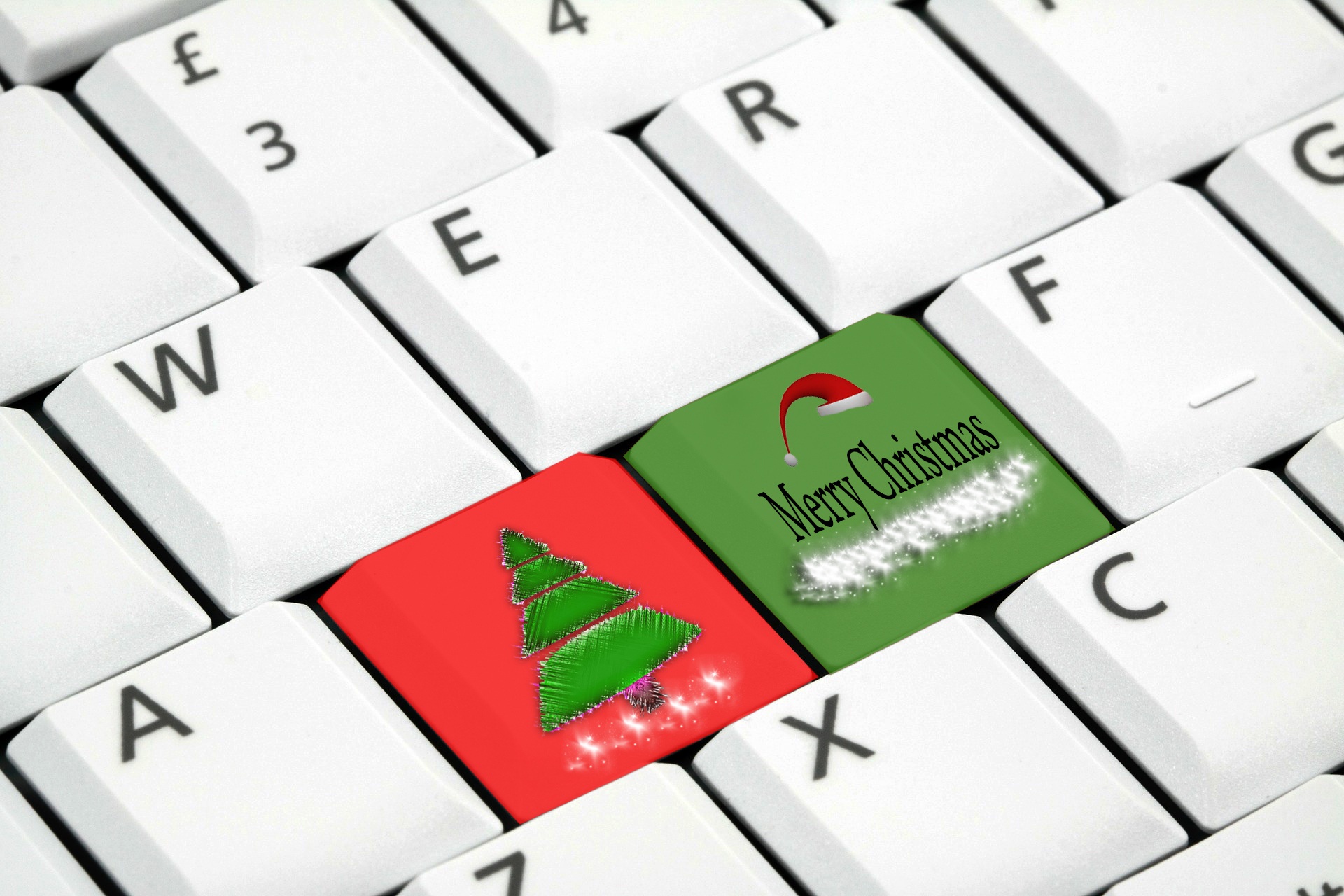 796481 завантажити шпалери свято, різдво, клавіатура, щасливого різдва - заставки і картинки безкоштовно