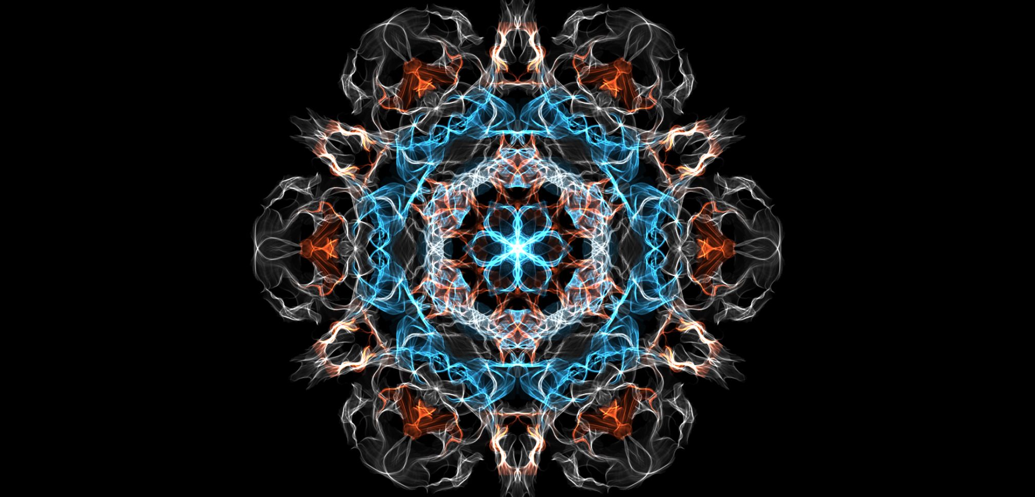 mandala, abstract, generative, fractal, pattern