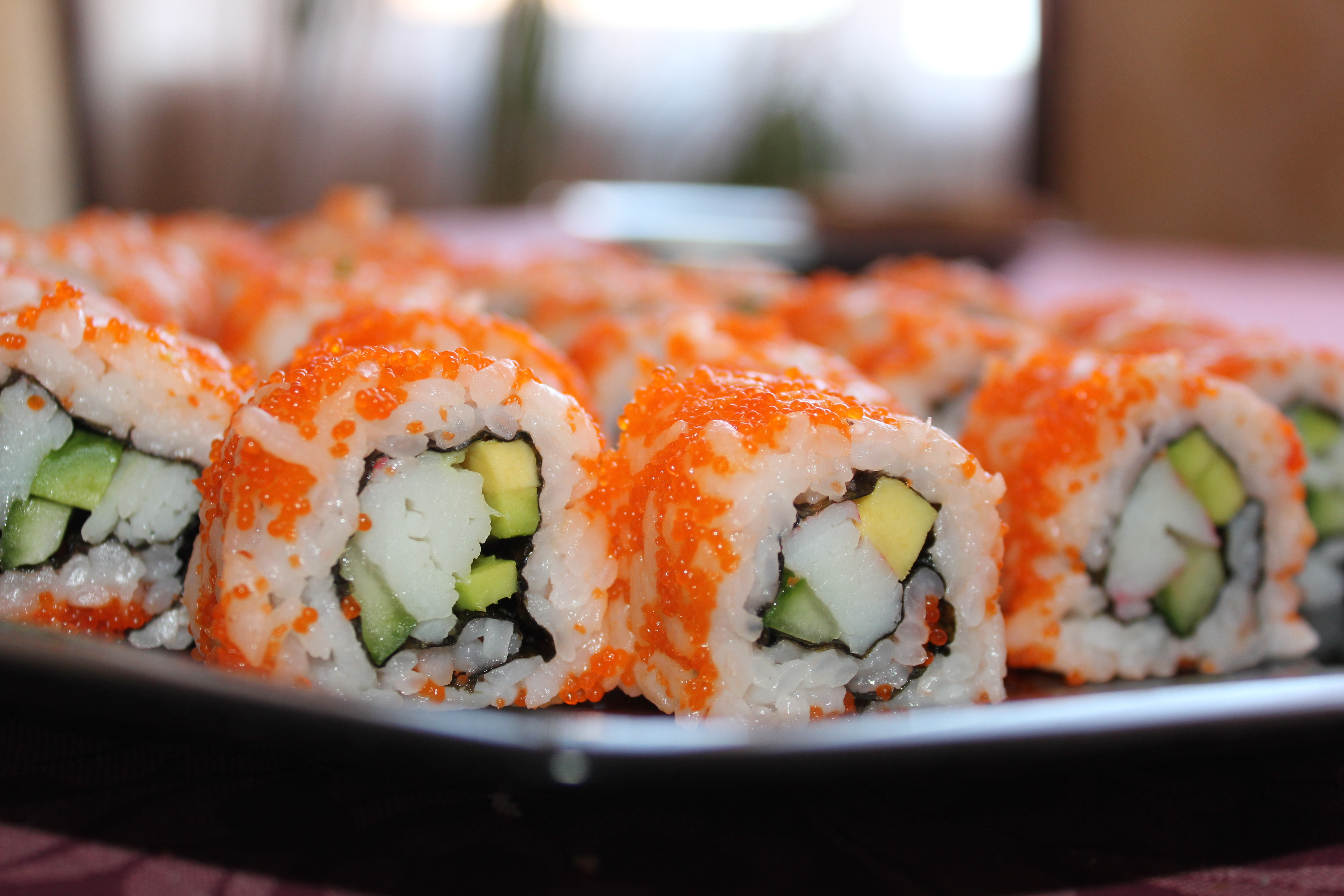 HD wallpaper sushi, food