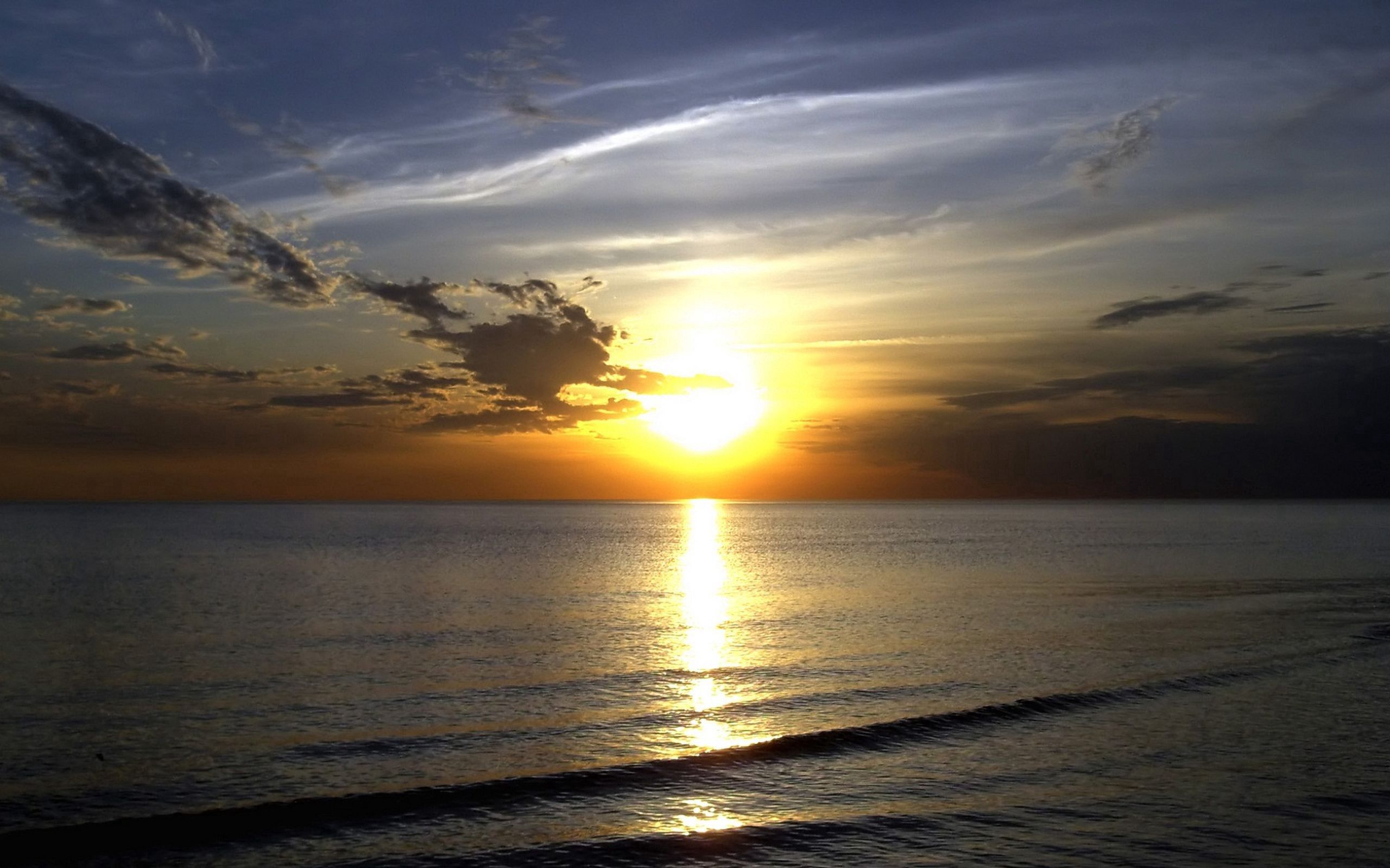 Download mobile wallpaper Sky, Nature, Sea, Sun for free.