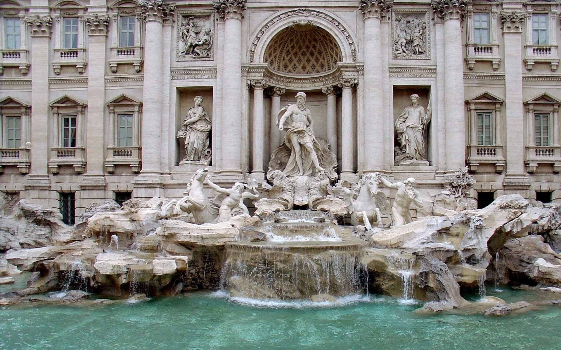 man made, trevi fountain, monuments wallpapers for tablet
