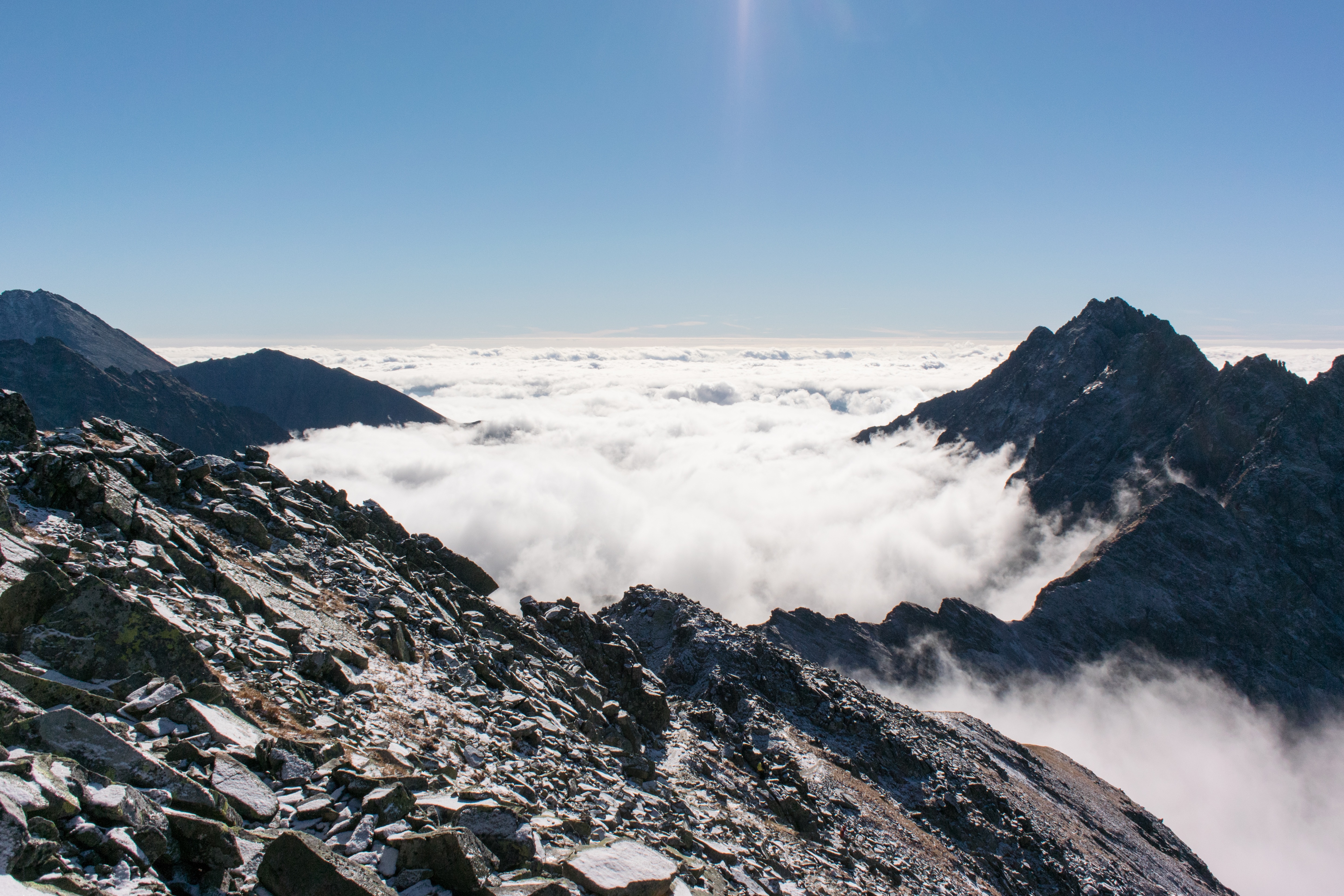 78577 Bild herunterladen natur, mountains, clouds, slowakei, tatra - Hintergrundbilder und Bildschirmschoner kostenlos