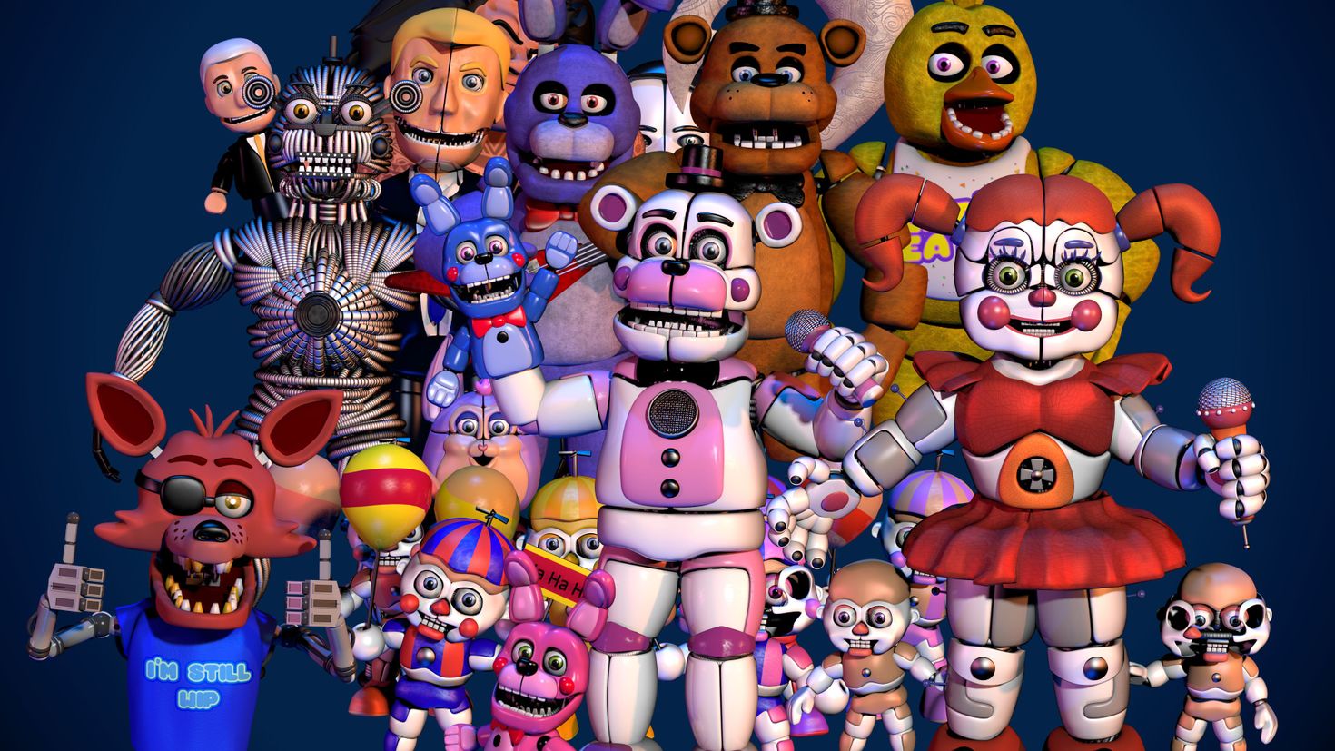 50 аниматроники. Five Nights at Freddy’s. Файв Найтс Фредди. Герои игры Фредди Файв Найт. Фиве Нигхт АТ Фредди.