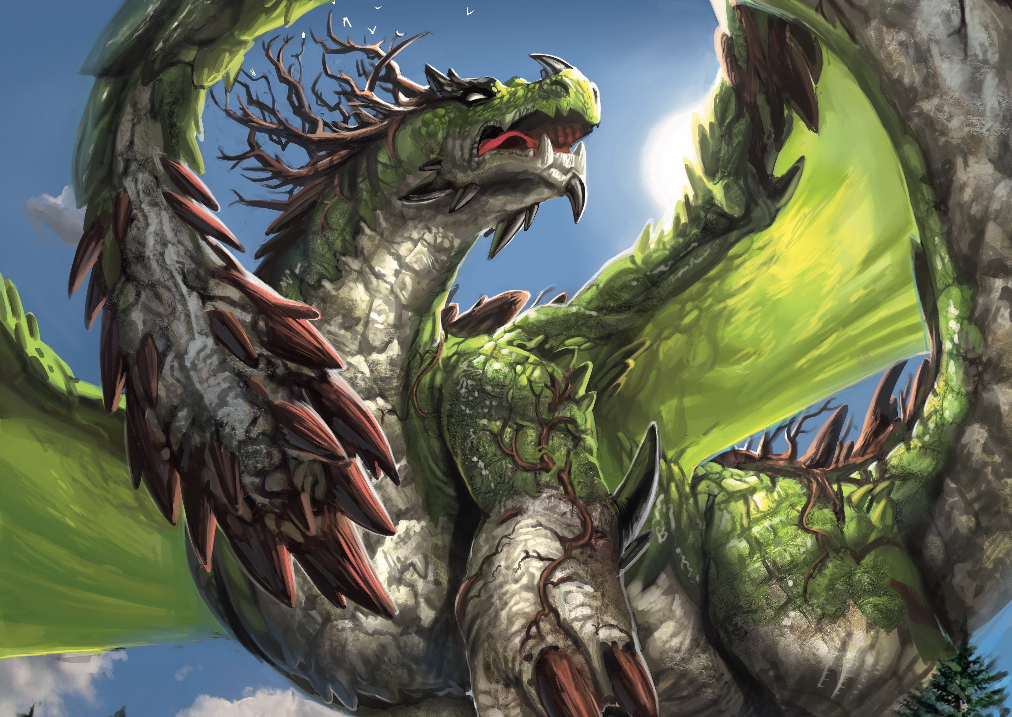 Зеленый дракон варкрафт
