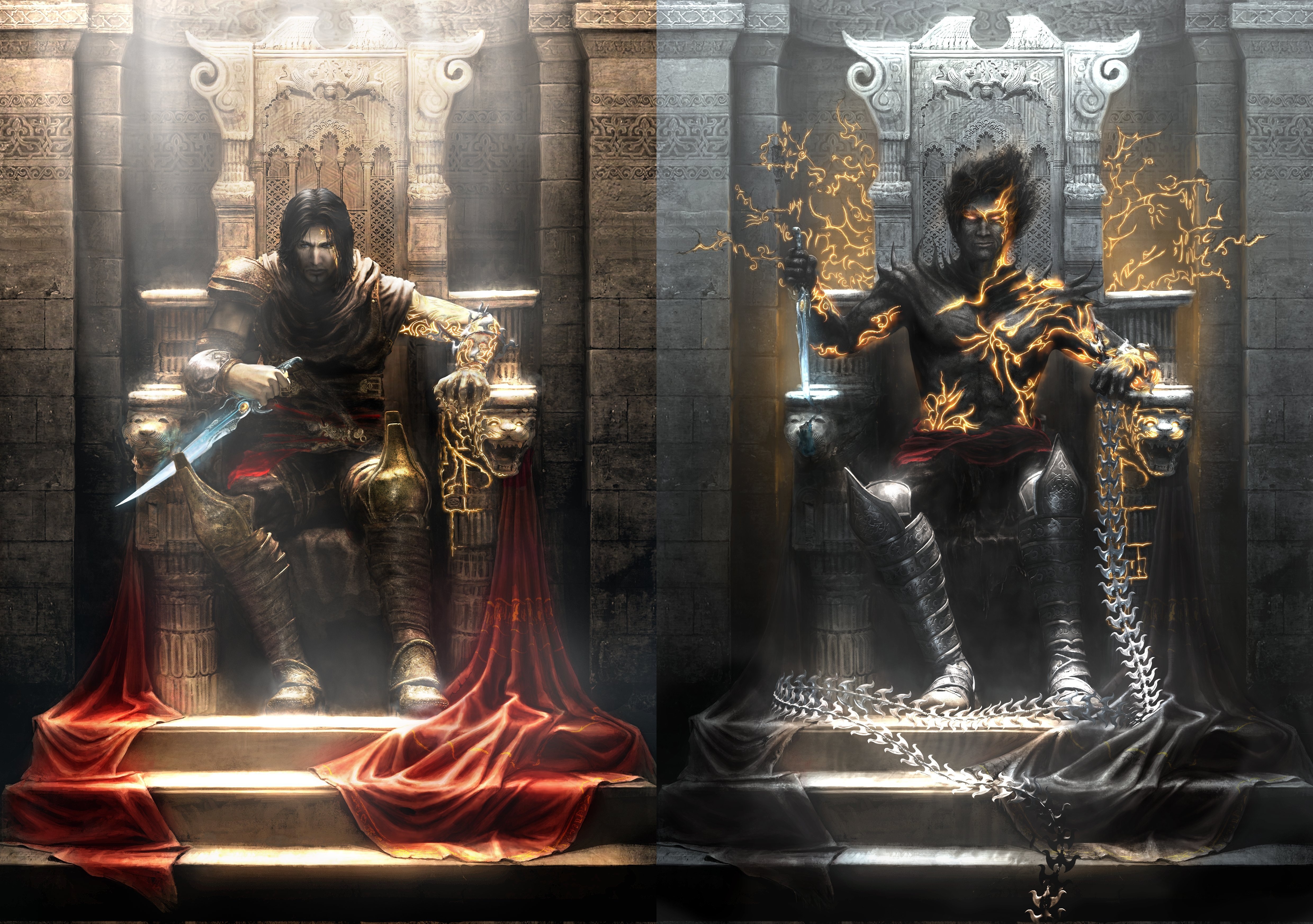 Windows Backgrounds prince of persia: the two thrones, video game, prince of persia