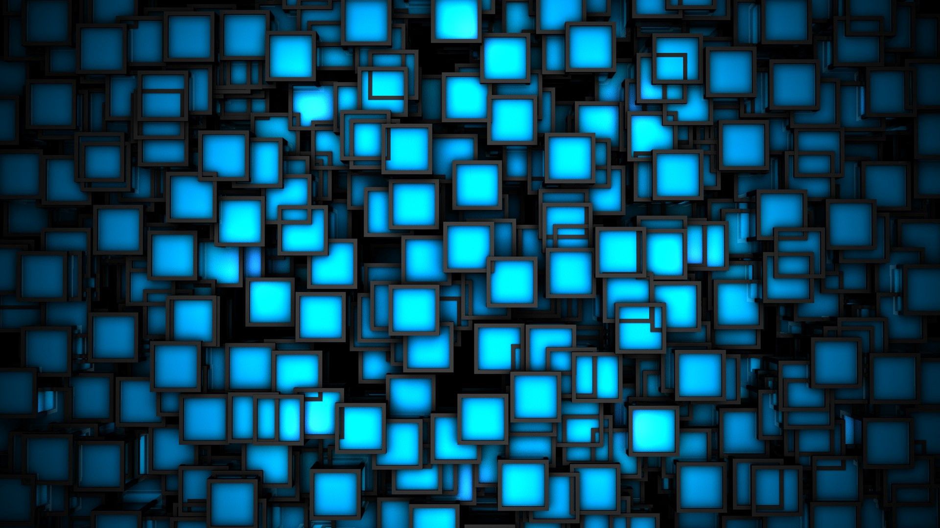 Lock Screen PC Wallpaper abstract, black, blue, light, light coloured, squares
