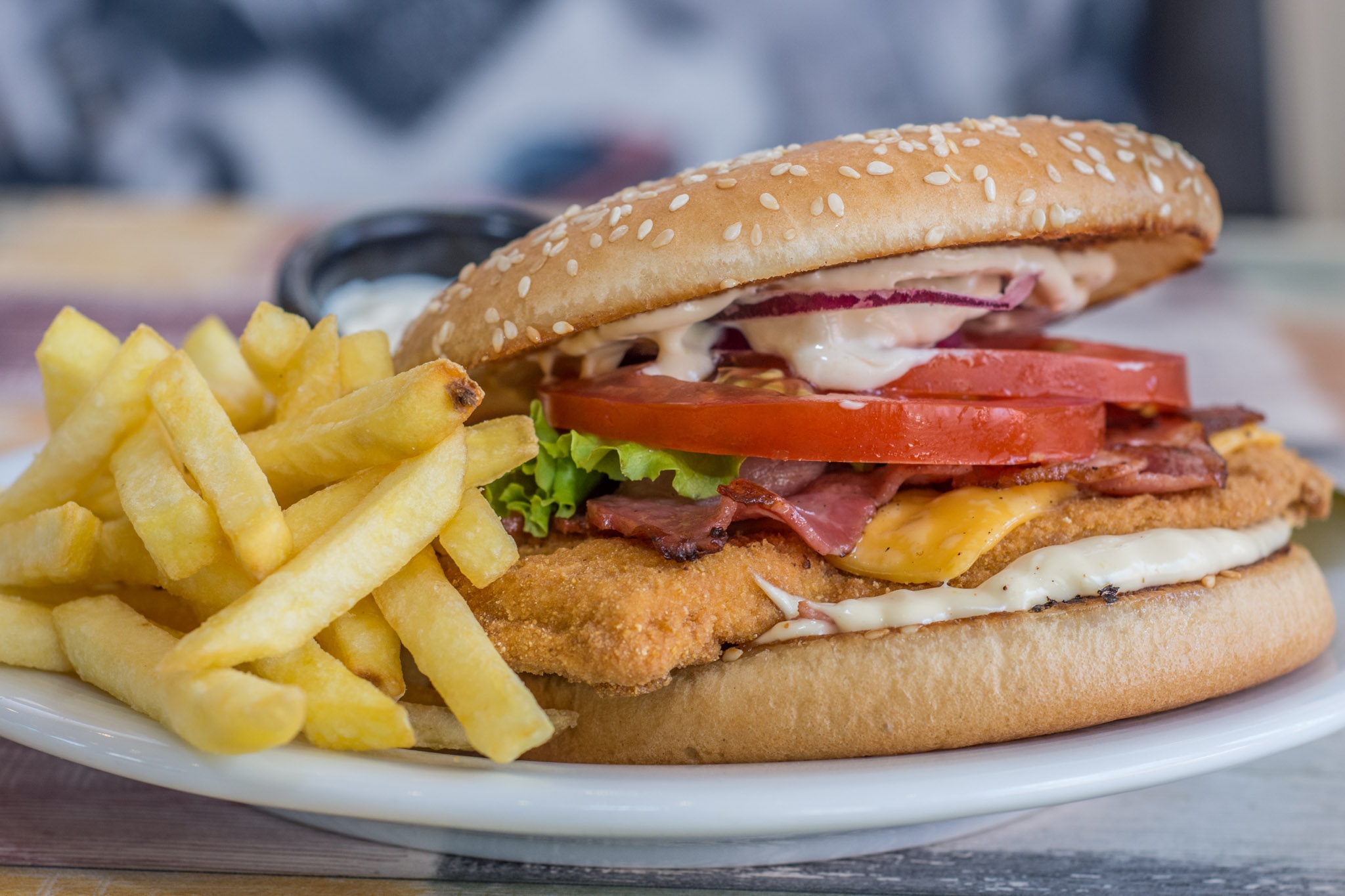 875730 télécharger le fond d'écran nourriture, burger, frites, hamburger, déjeuner, repas - économiseurs d'écran et images gratuitement