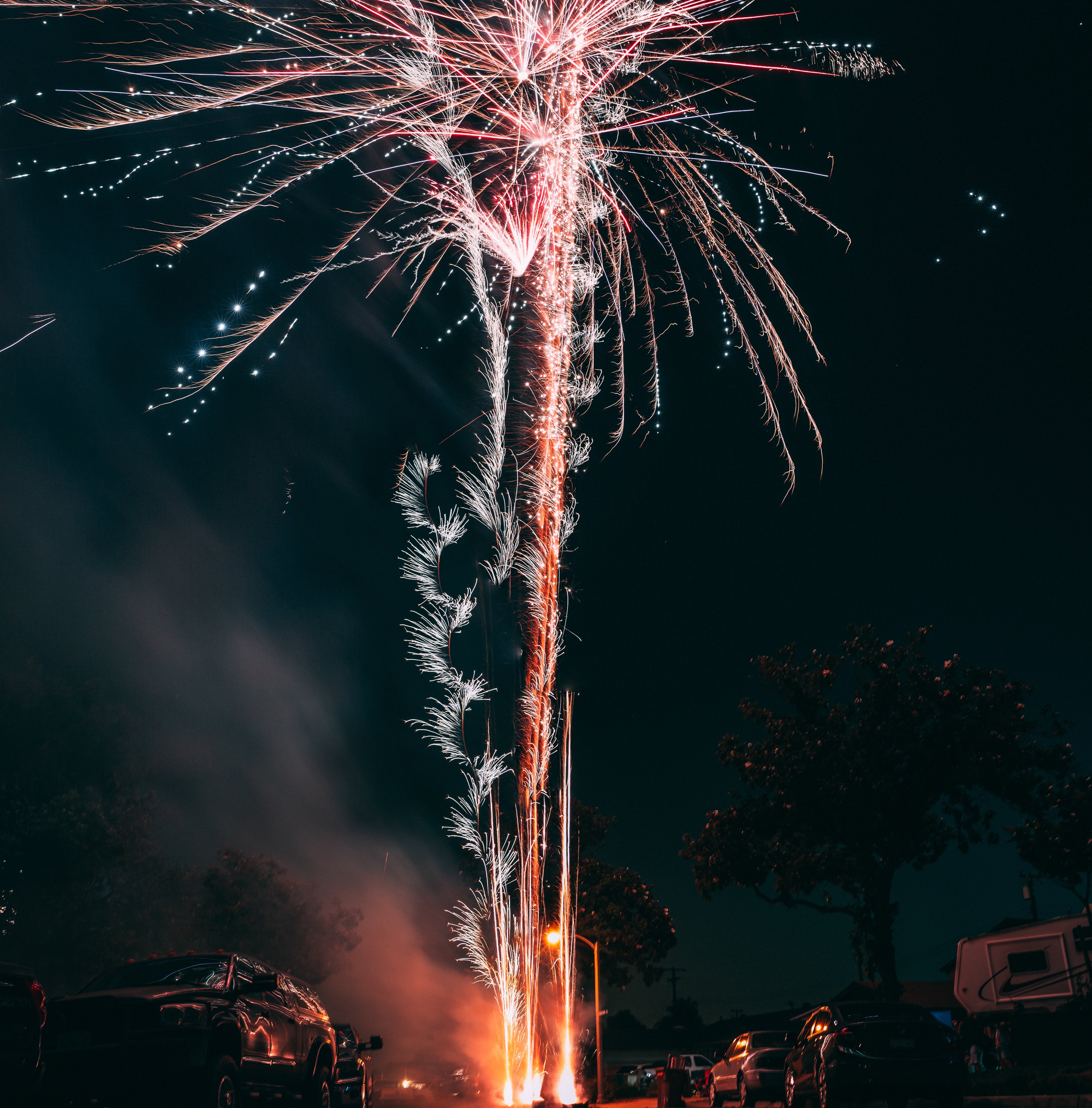 firework, salute, holidays, night, sparks, holiday, fireworks