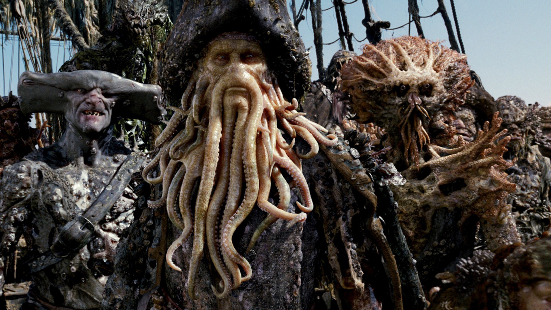 pirates of the caribbean, movie, pirates of the caribbean: dead man's chest, davy jones