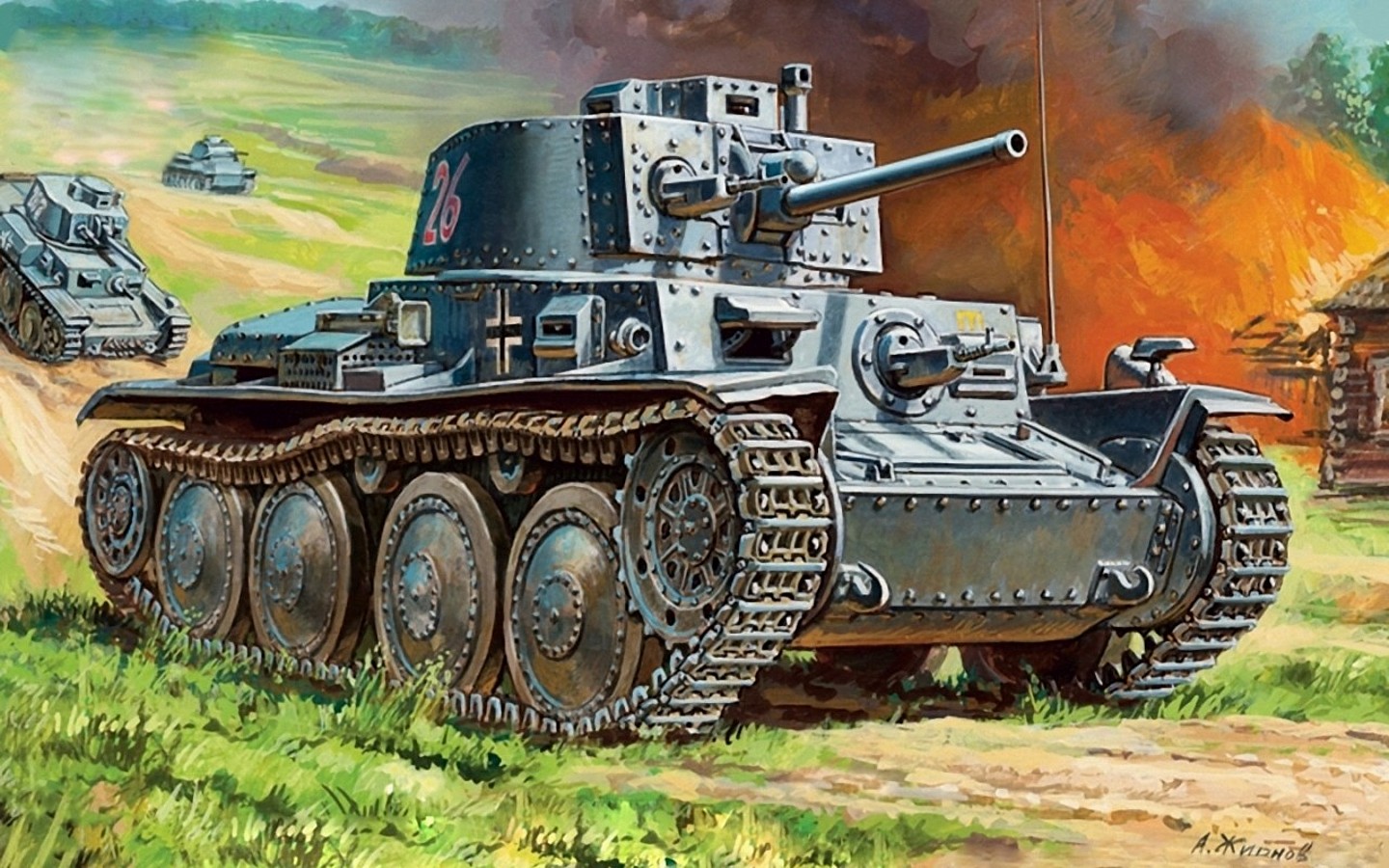 Фашистская техника. PZ 38 T. Танк Panzer 38 t. Танк PZ 38 T. Немецкий танк PZ-38t.