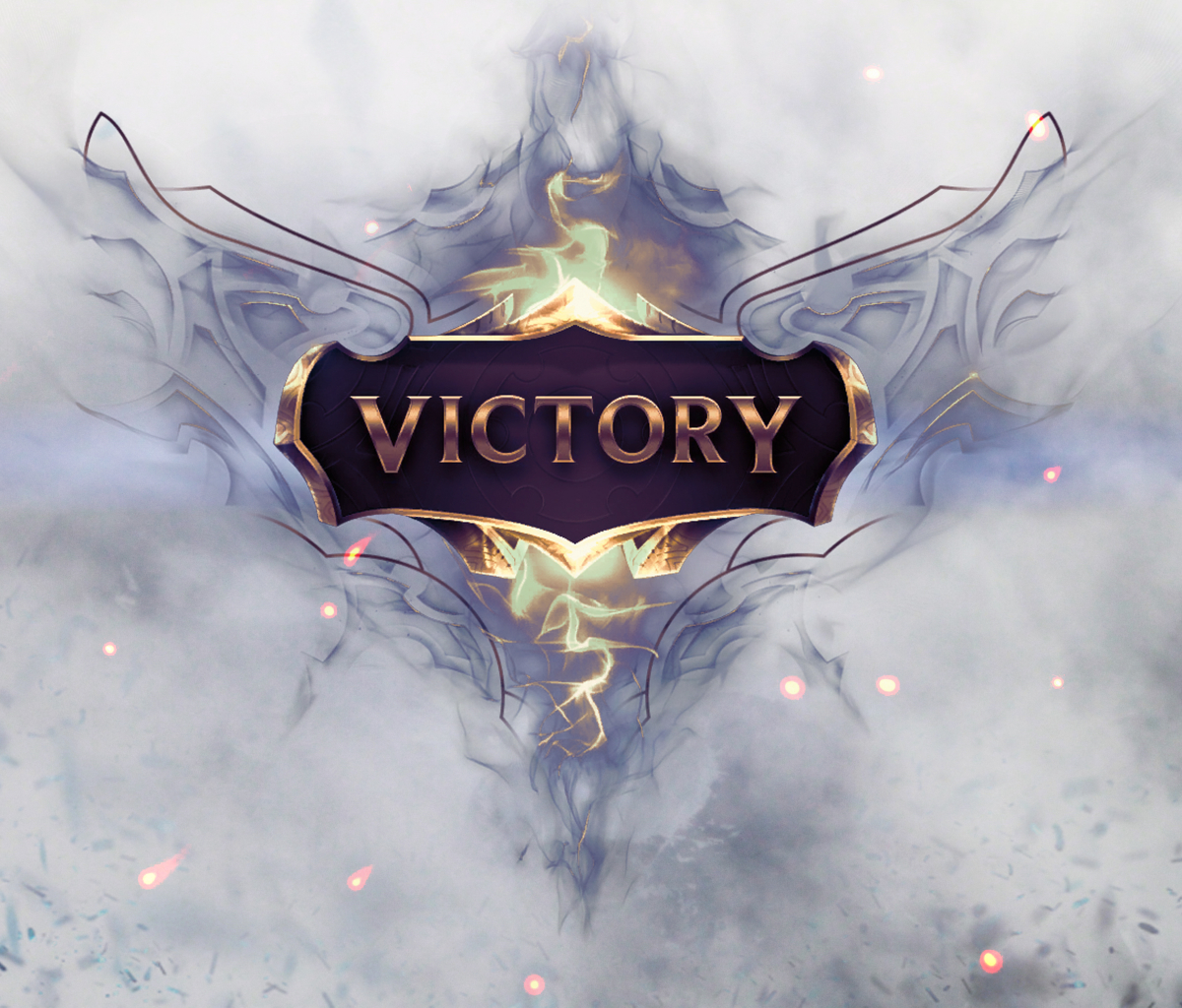 video game, league of legends, victory, photoshop