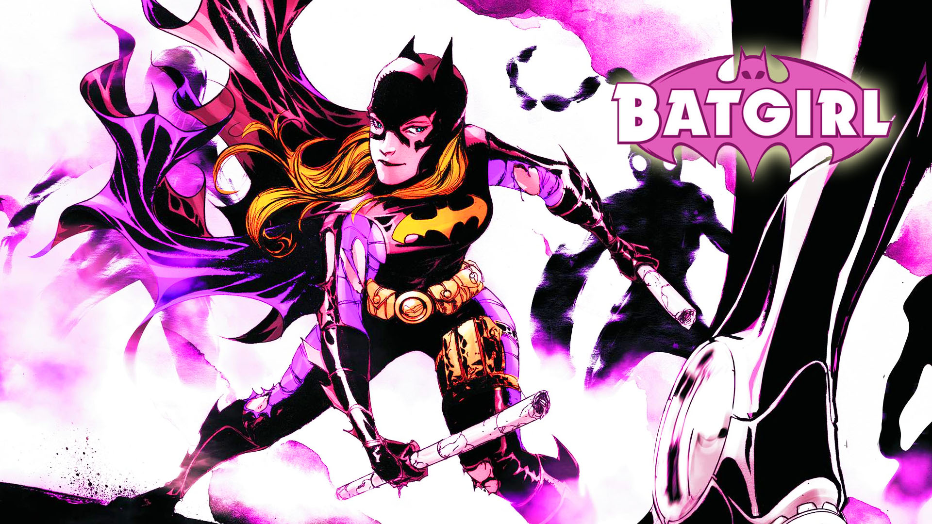 HD wallpaper comics, batgirl, batman