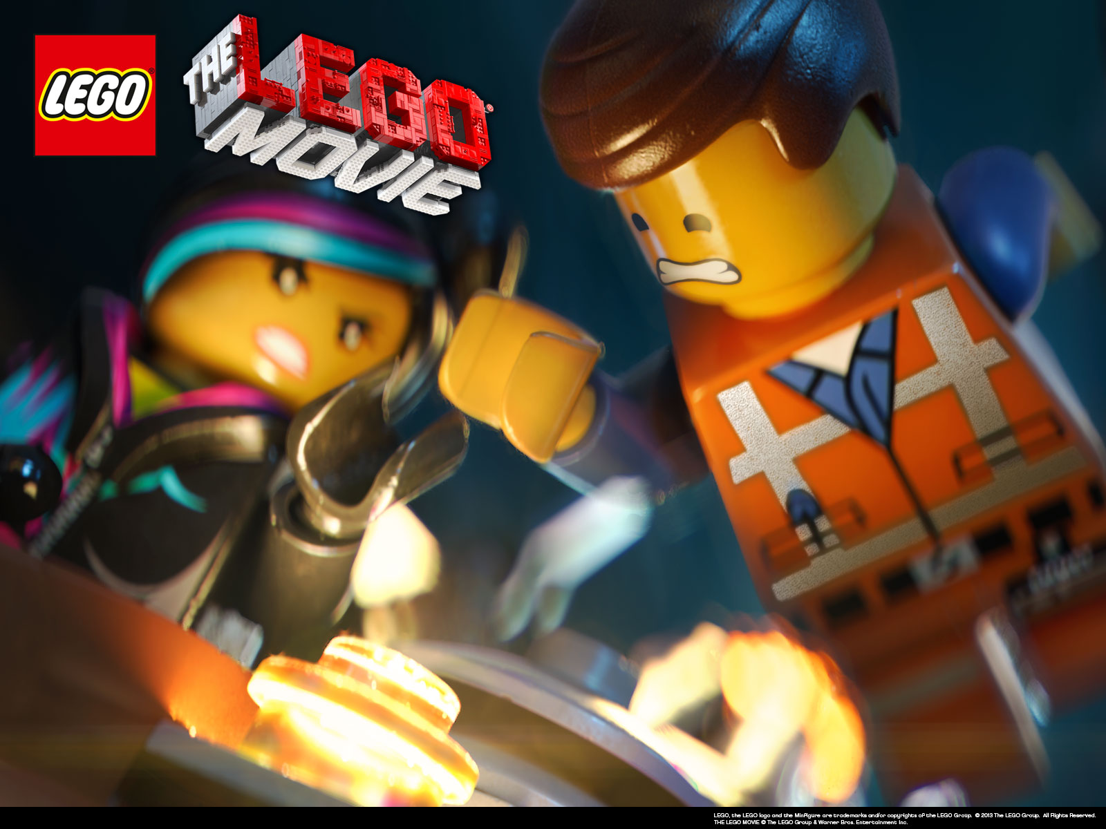 movie, the lego movie, emmet (the lego movie), lego, logo, text, wyldstyle (the lego movie) HD wallpaper