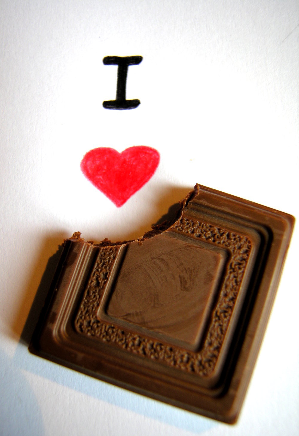 chocolate, food, love Smartphone Background