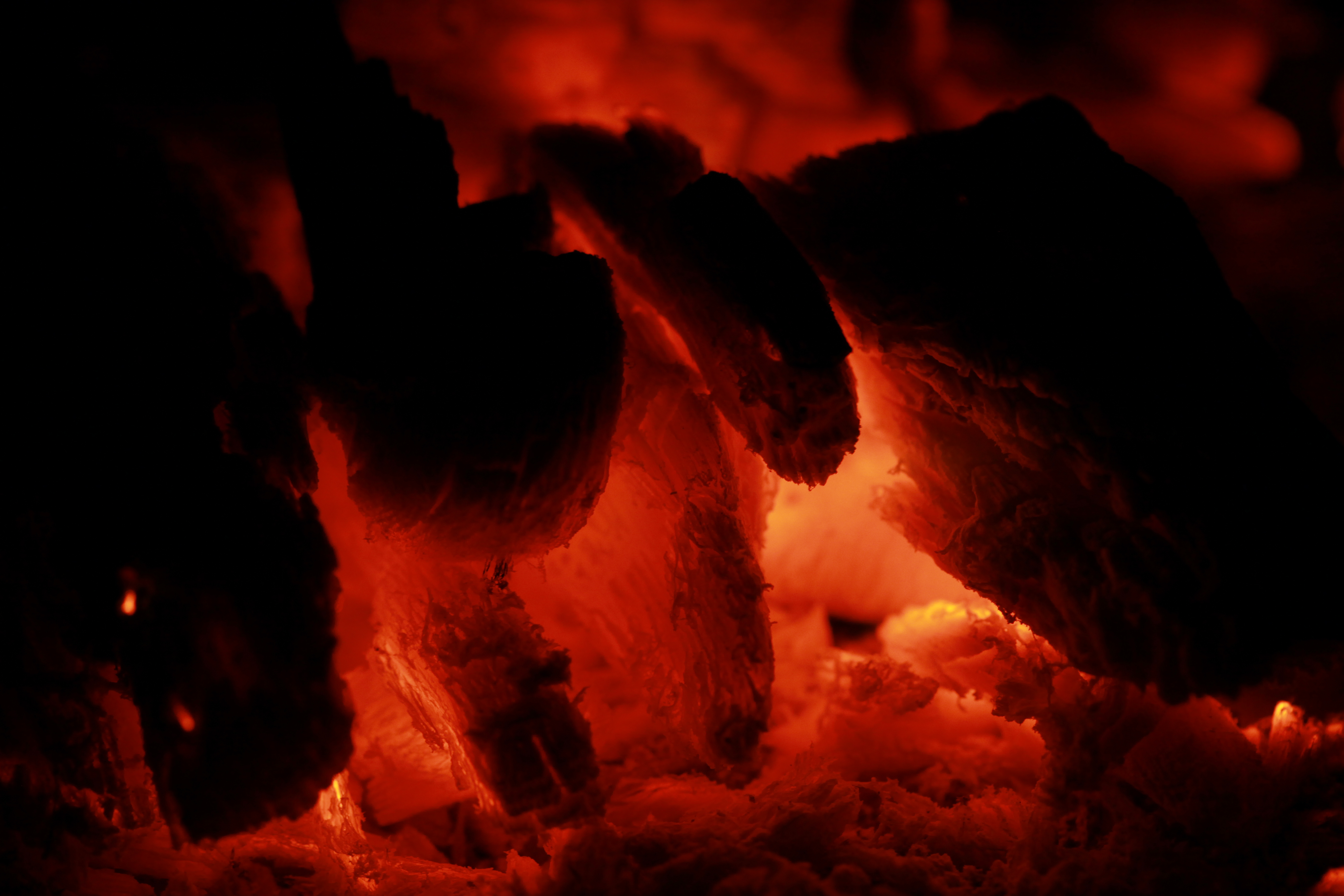 119140壁紙のダウンロード火災, たき火, 石炭, 大きい, マクロ, 灰, くすぶり, くすぶって-スクリーンセーバーと写真を無料で