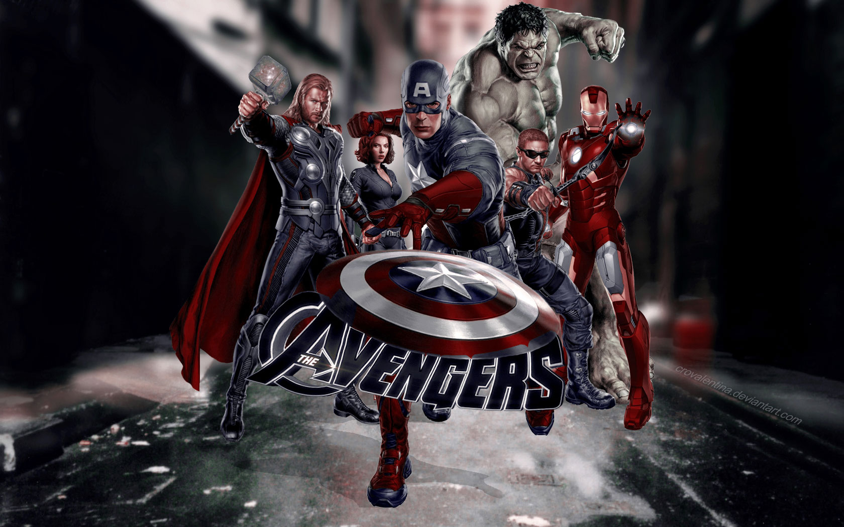Free download wallpaper Hulk, Iron Man, Captain America, Avengers, Movie, Thor, Black Widow, Hawkeye, The Avengers on your PC desktop