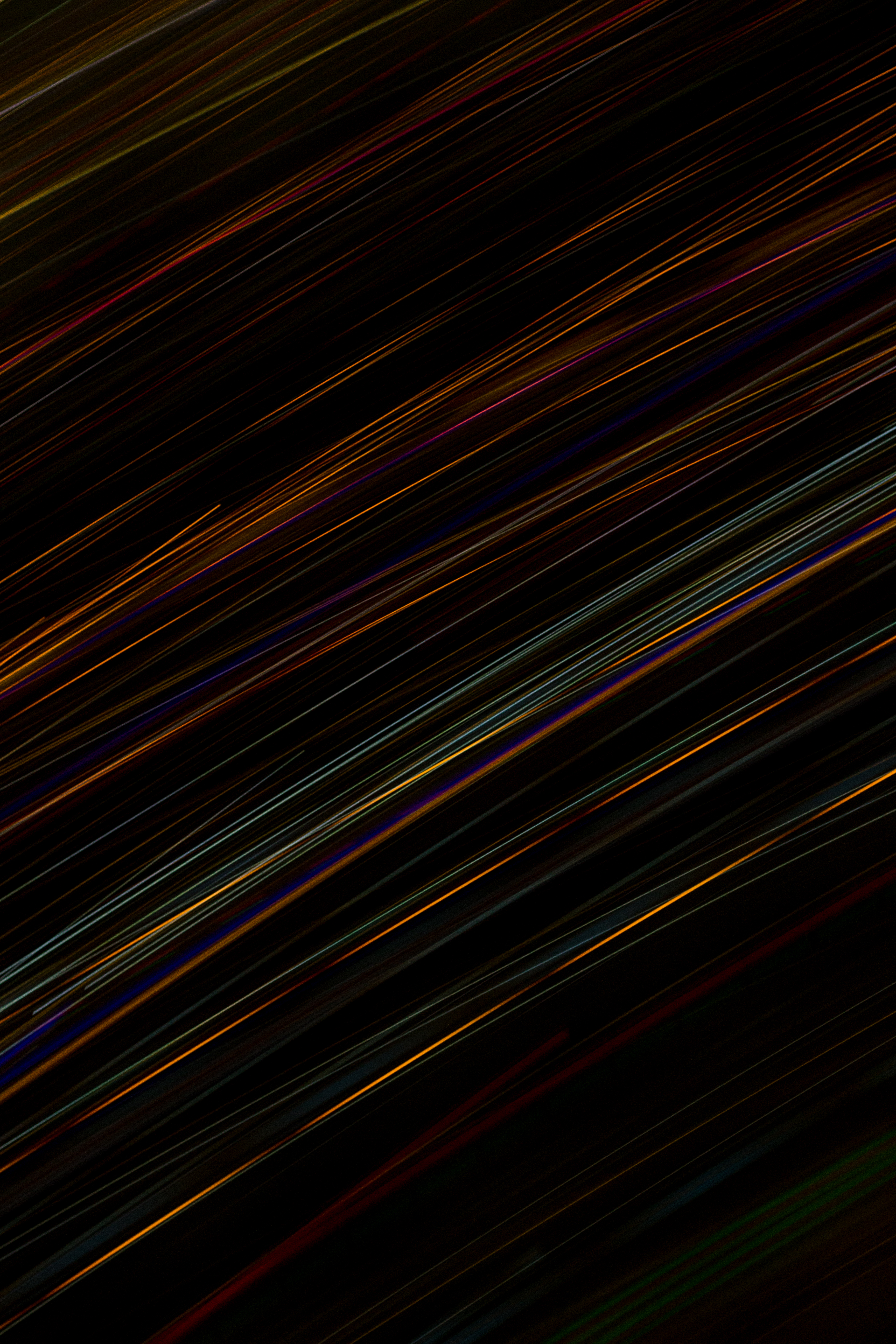 streaks, dark, abstract, multicolored, motley, stripes 4K Ultra