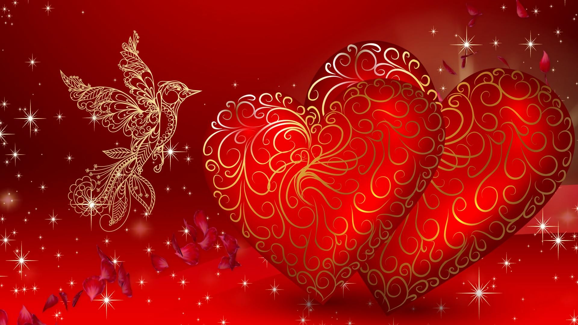Download mobile wallpaper Valentine's Day, Holiday, Heart, Dove for free.