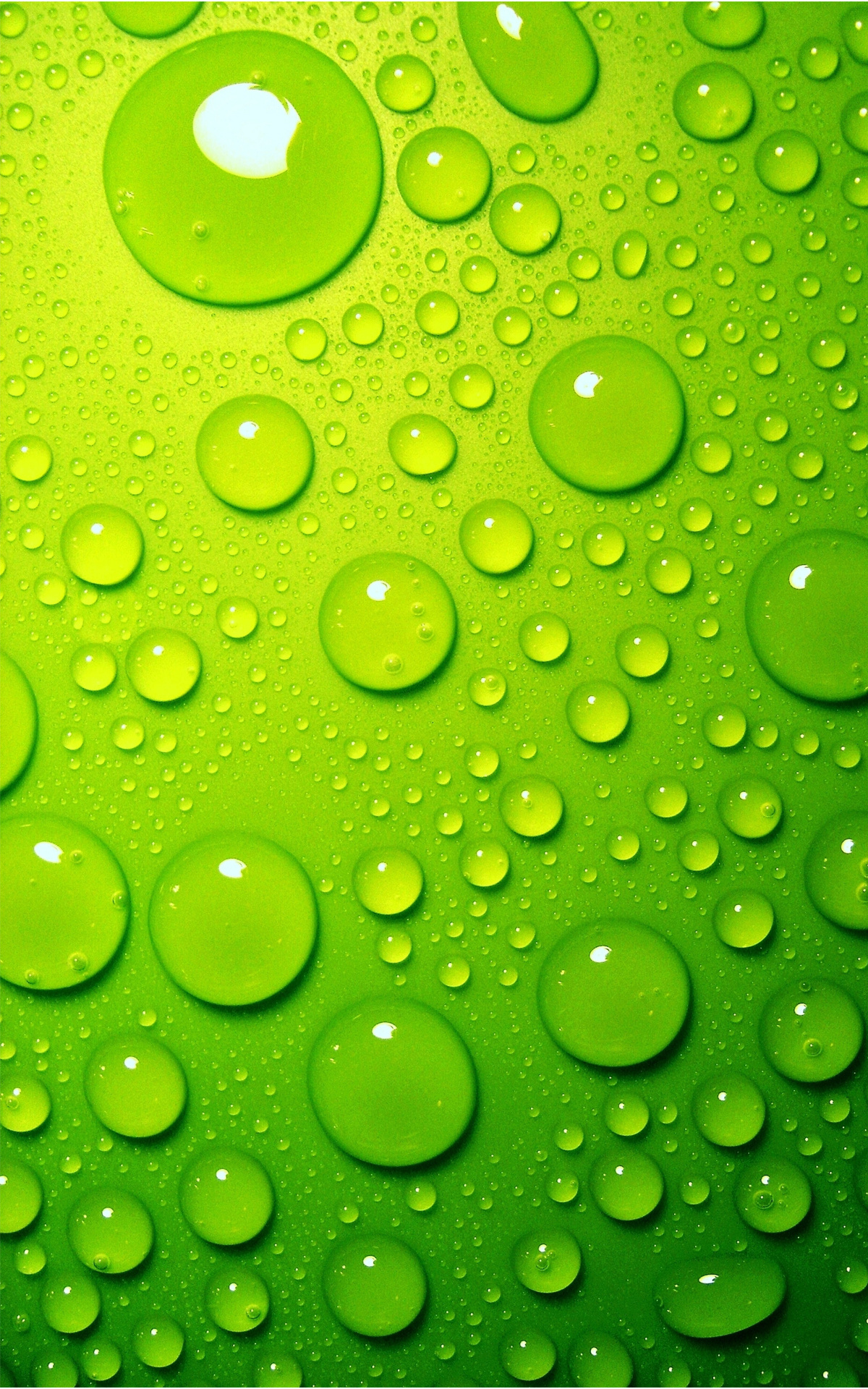green, water, background, drops Aesthetic wallpaper