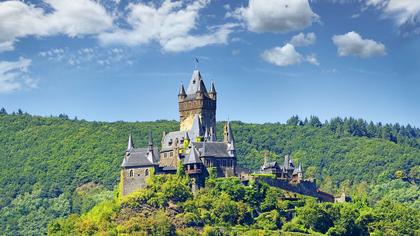 Forest castle. Замок Кохем. Замок Кохем Германия фото. Фотообои замок Кохем. Замок Кохем рисунок.