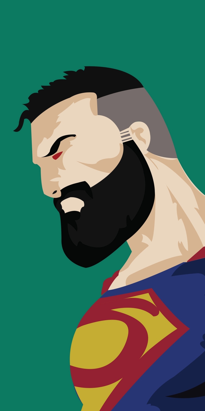 superman with a beard