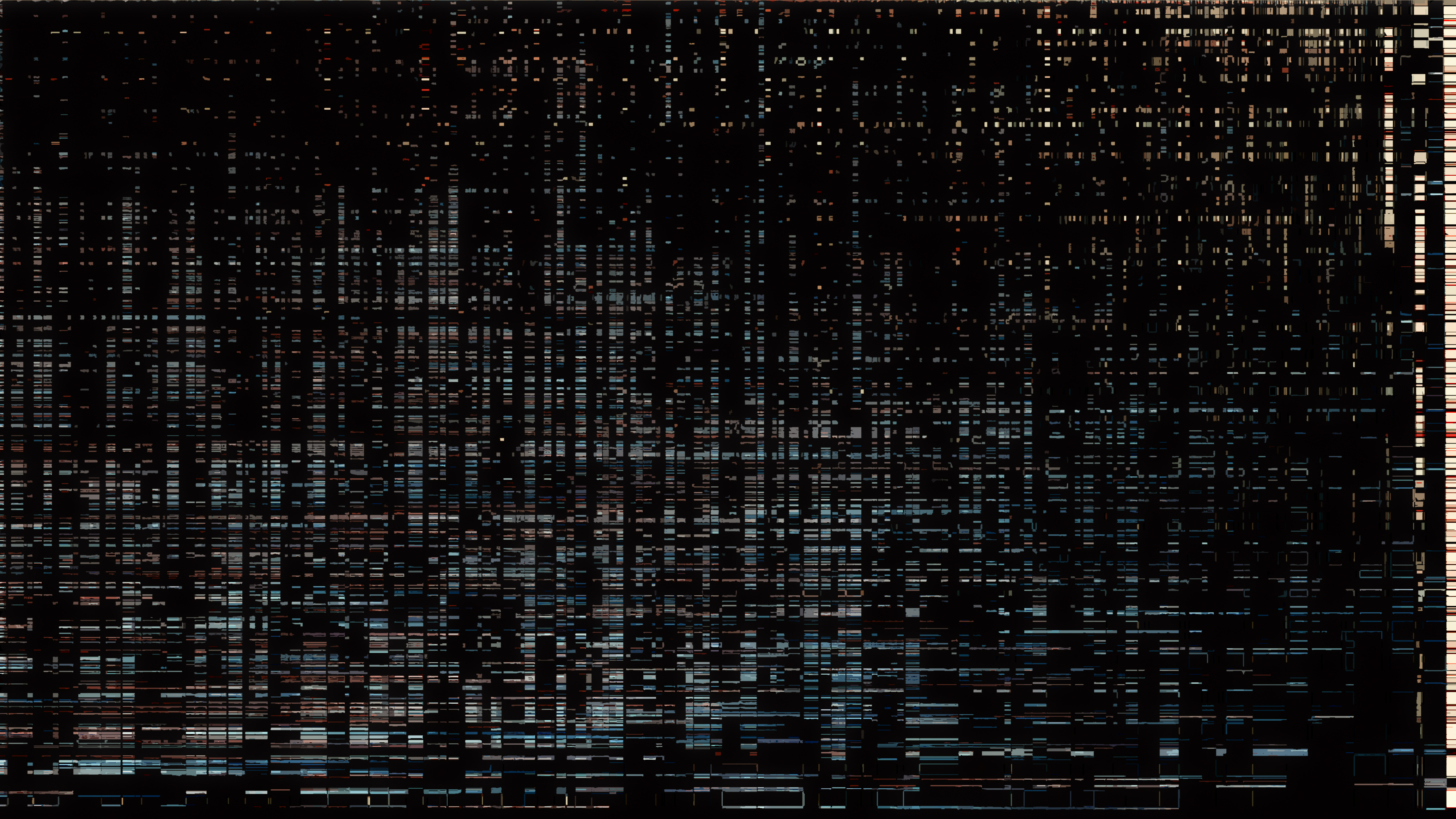glitch, interference, texture, abstract, dark, distortion HD wallpaper