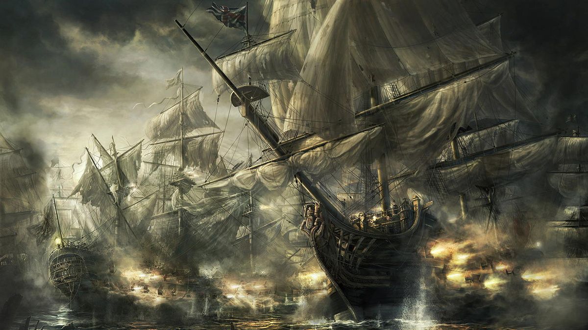 Боевой пиратский корабль