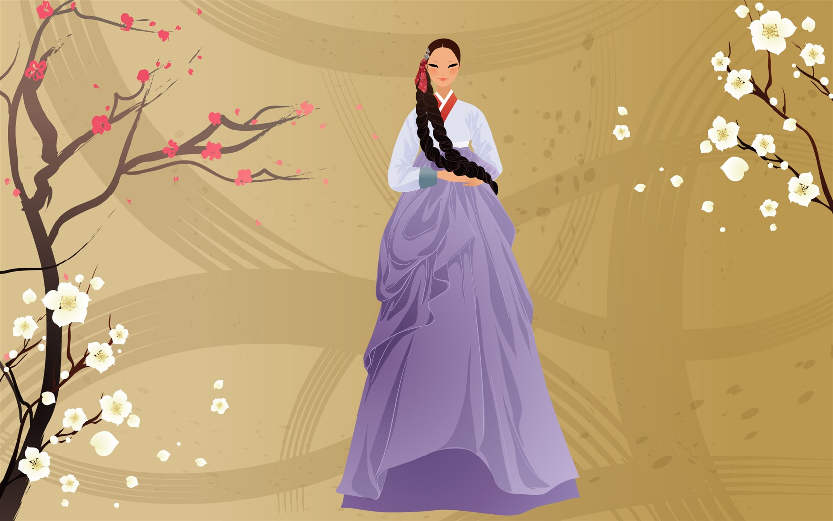 617091 скачать картинку корея, женщины, художественный, традиционный костюм - обои и заставки бесплатно