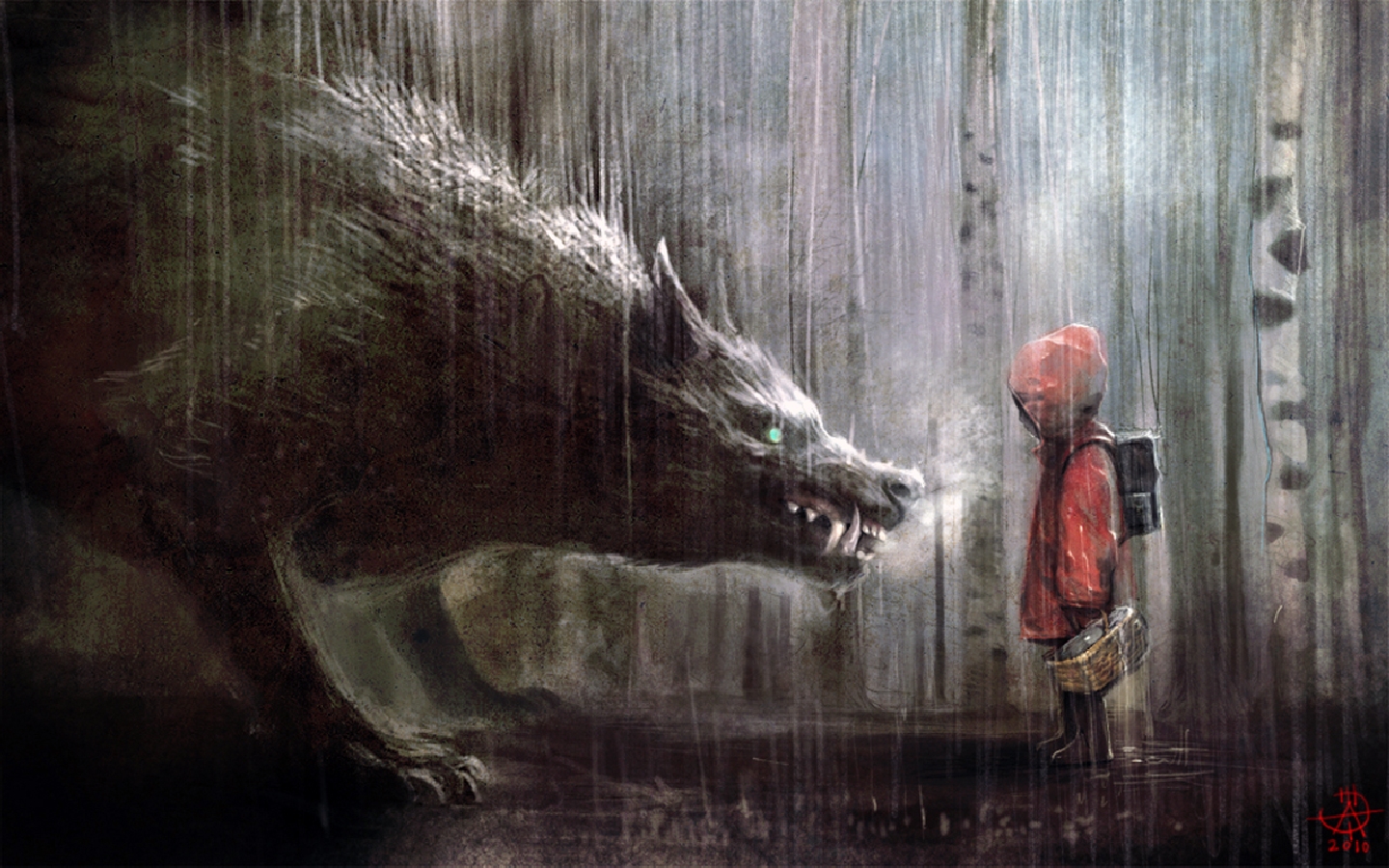 fantasy, red riding hood for android