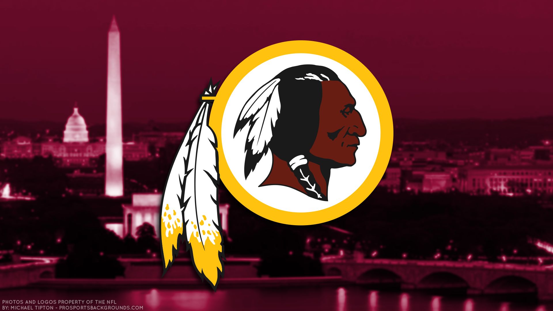 Download Washington Redskins NFL Team Logo Wallpaper