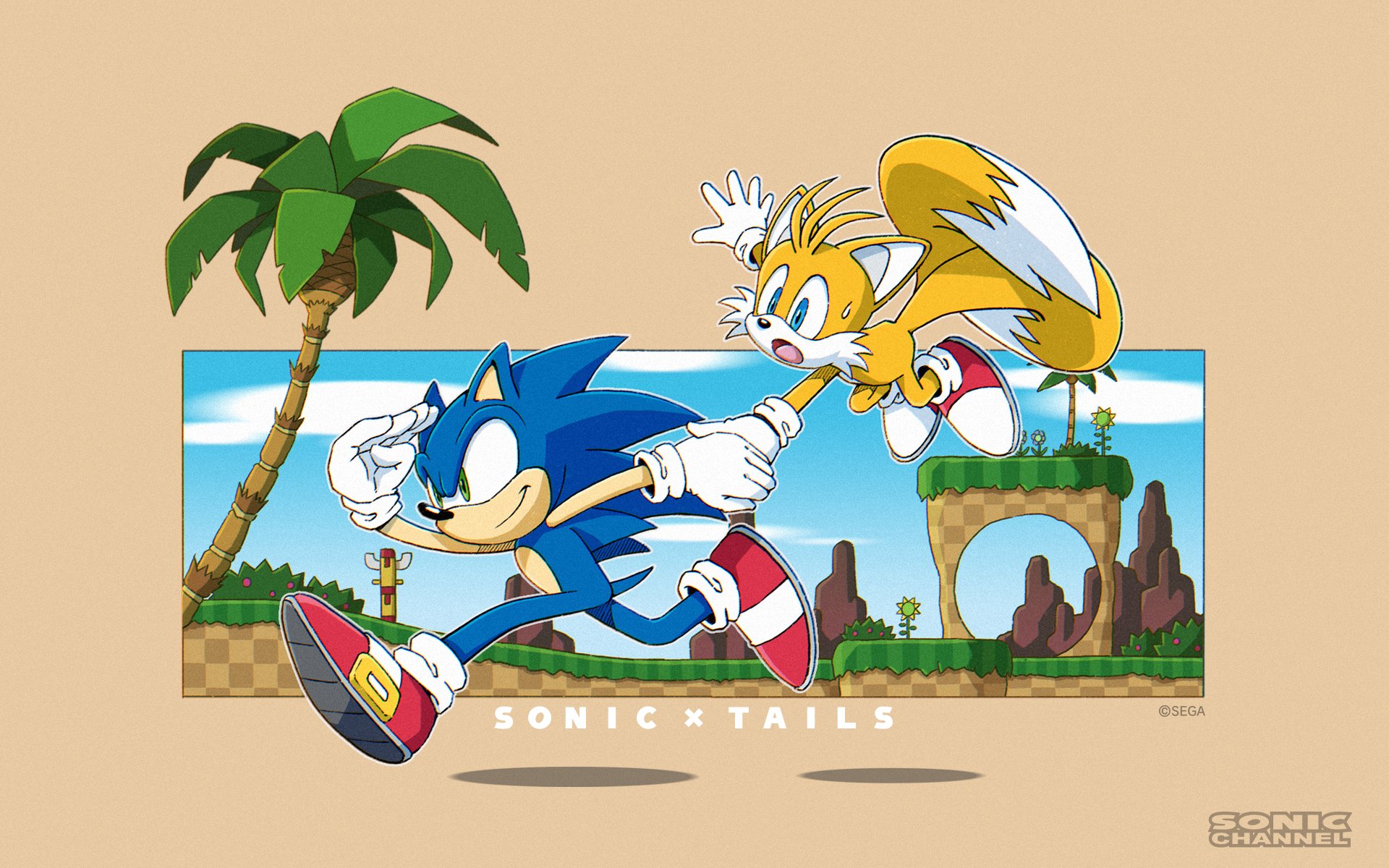 video game, sonic the hedgehog, blue eyes, green eyes, miles 'tails' prower, sneakers, sonic channel, sonic