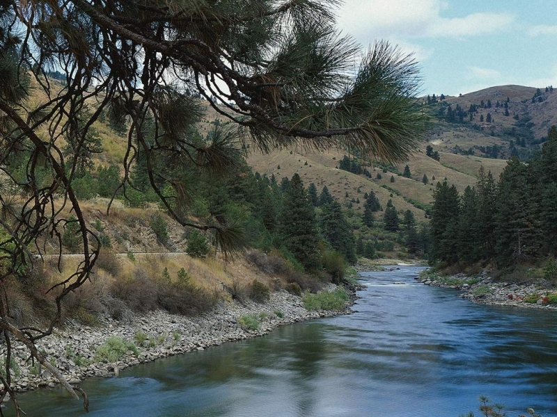 Download mobile wallpaper Landscape, Rivers, Nature for free.
