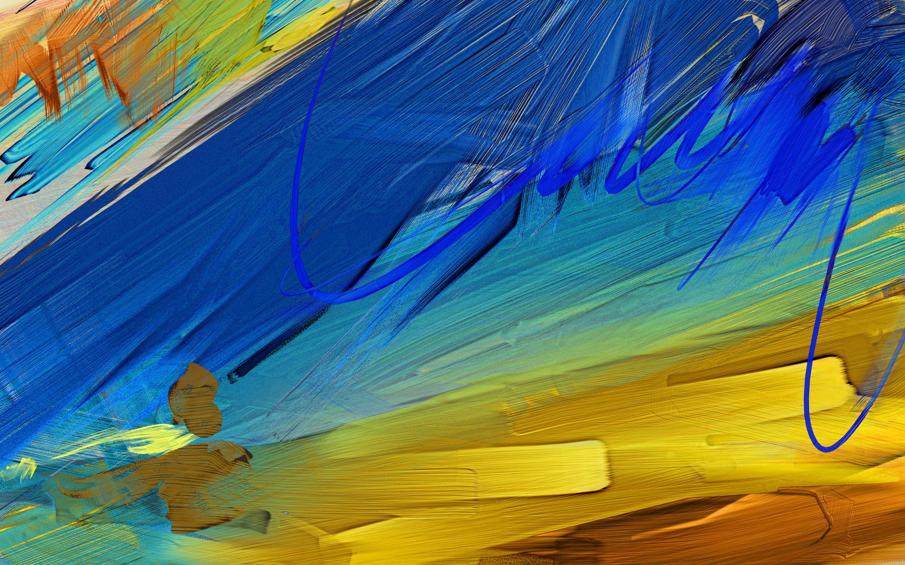 colors, strokes, textures, flowers, texture, paints, different, smears, oil 32K