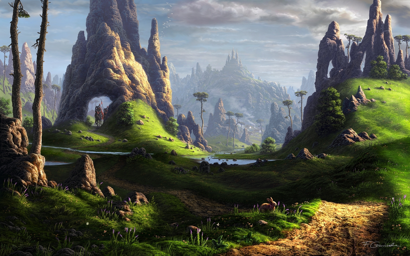 Fantasy Vertical Background