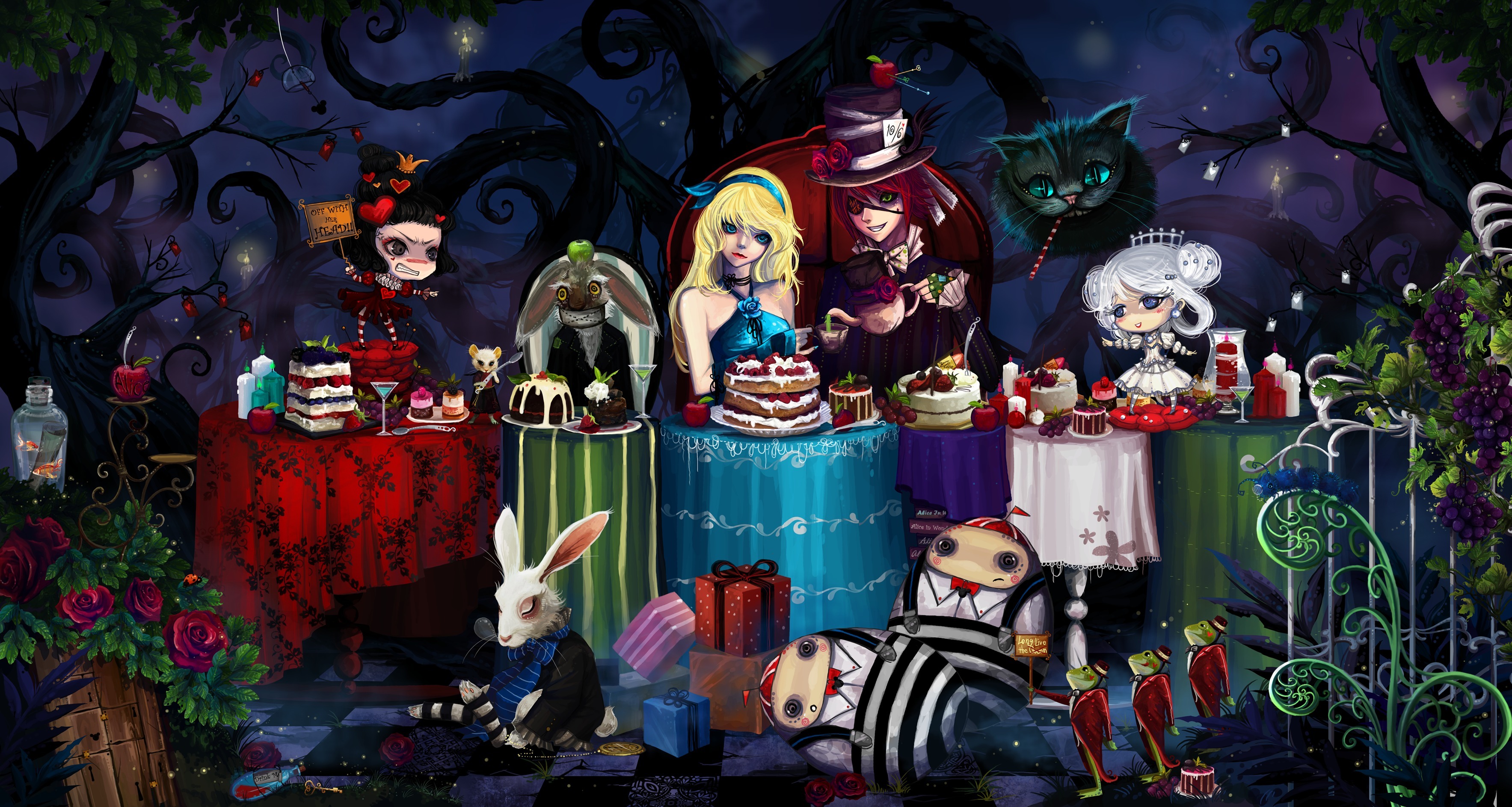 anime, alice in wonderland for android