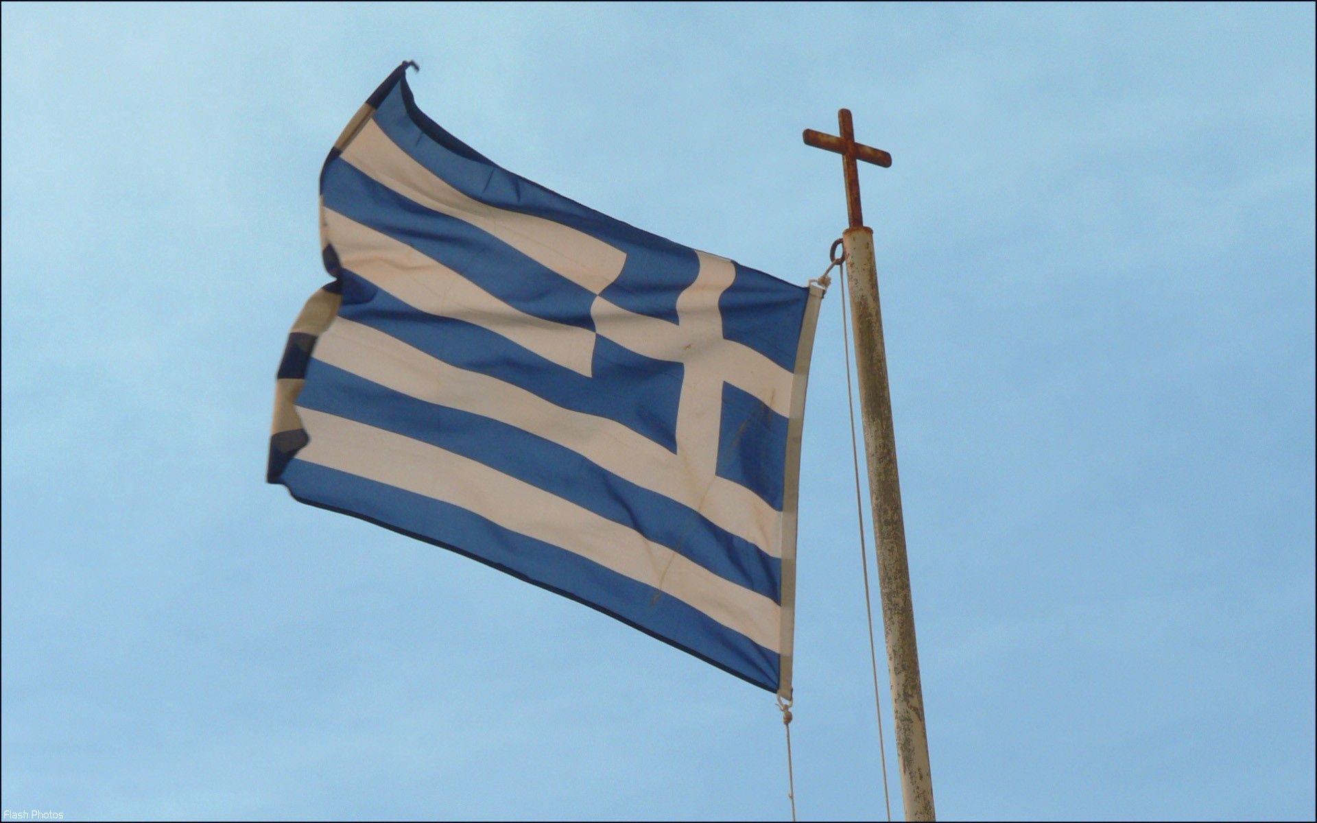 miscellanea, miscellaneous, flag, material, wind, symbolism, greece