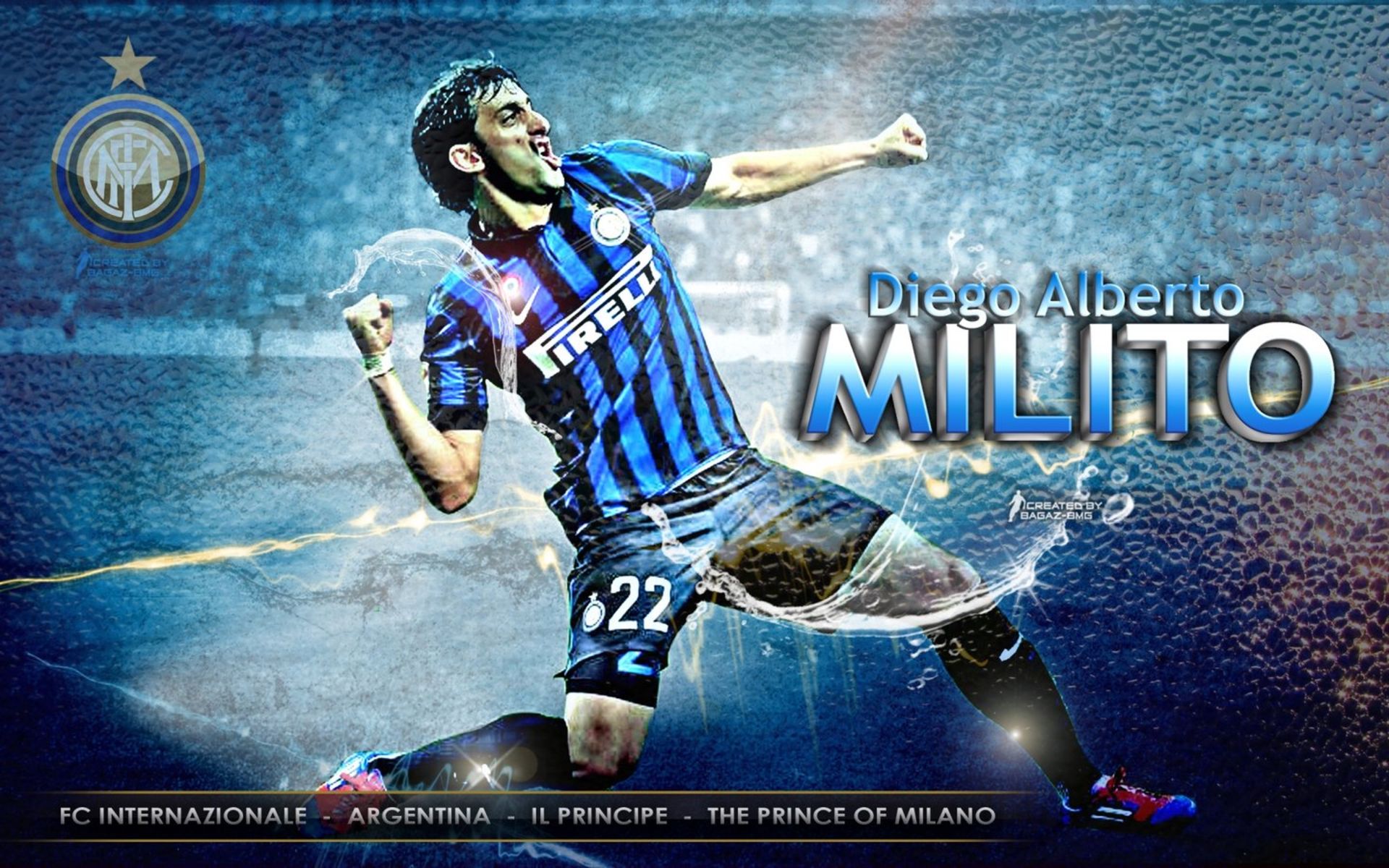 Diego milano. Diego Alberto Milito. Диего обои на телефон.