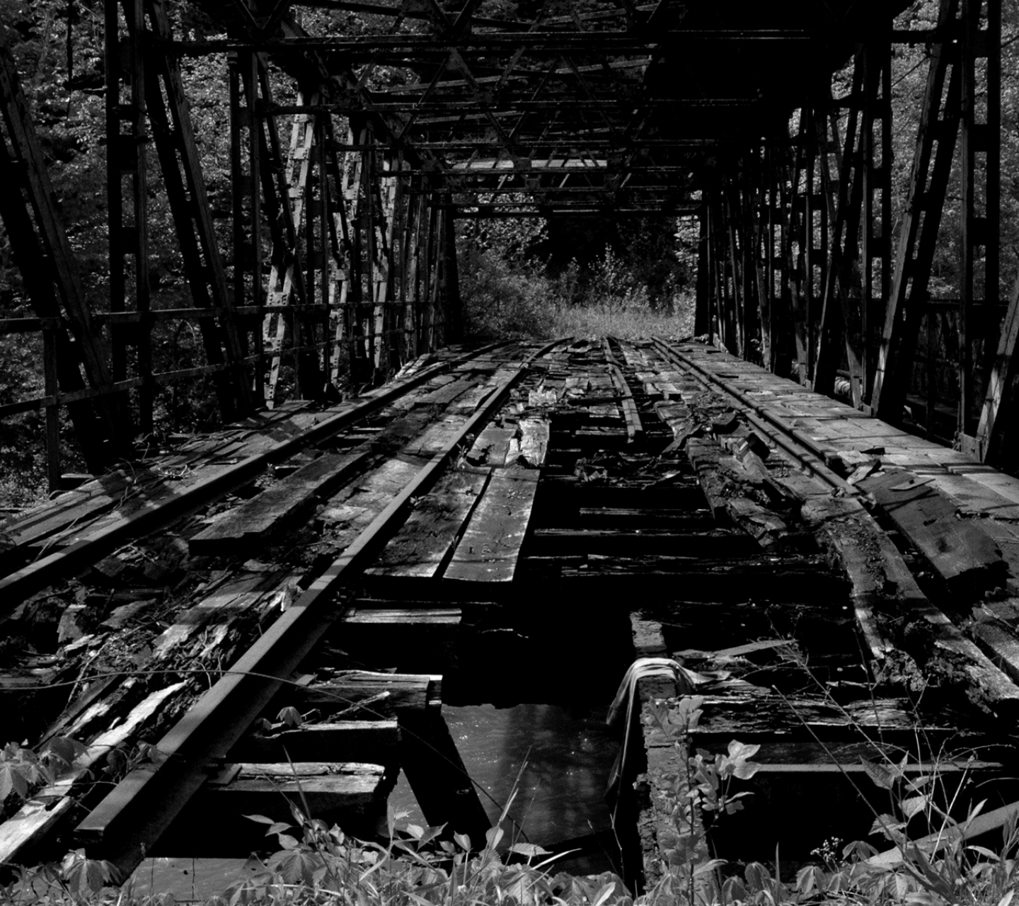 Заброшенный Железнодорожный мост в Мещере