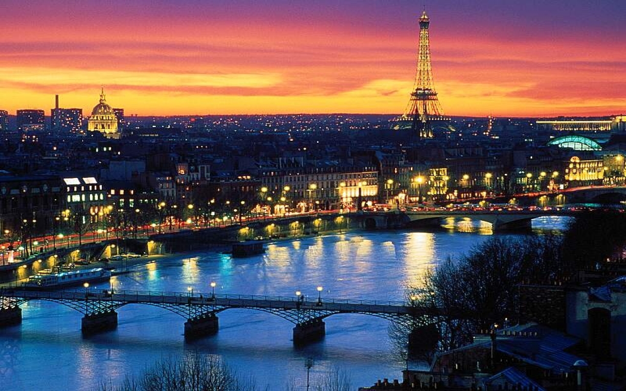 1440825 免費下載壁紙 人造, 巴黎, 桥, 埃菲尔铁塔, 法国 屏保和圖片