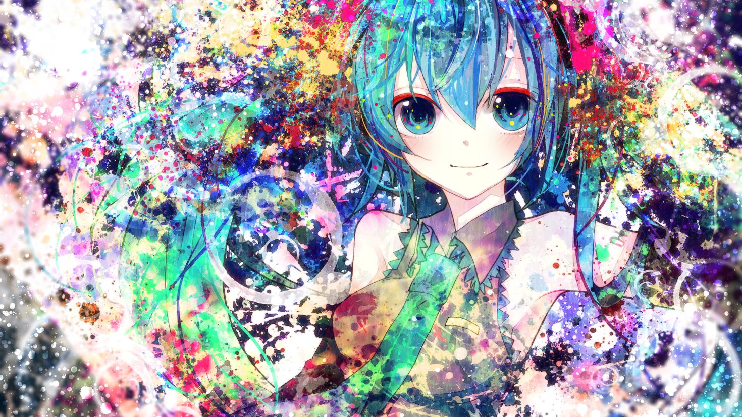 Hatsune miku colorful