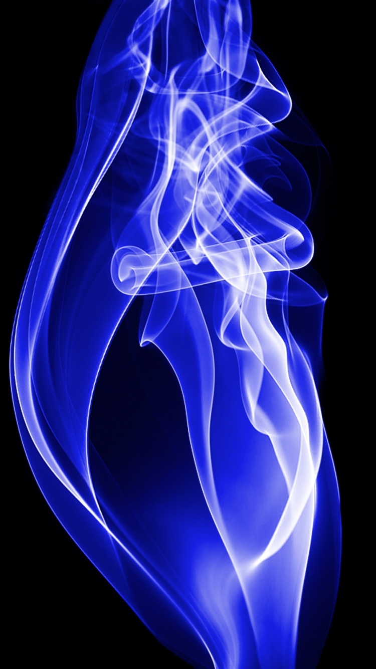 abstract, blue, pattern, smoke, plasma Full HD