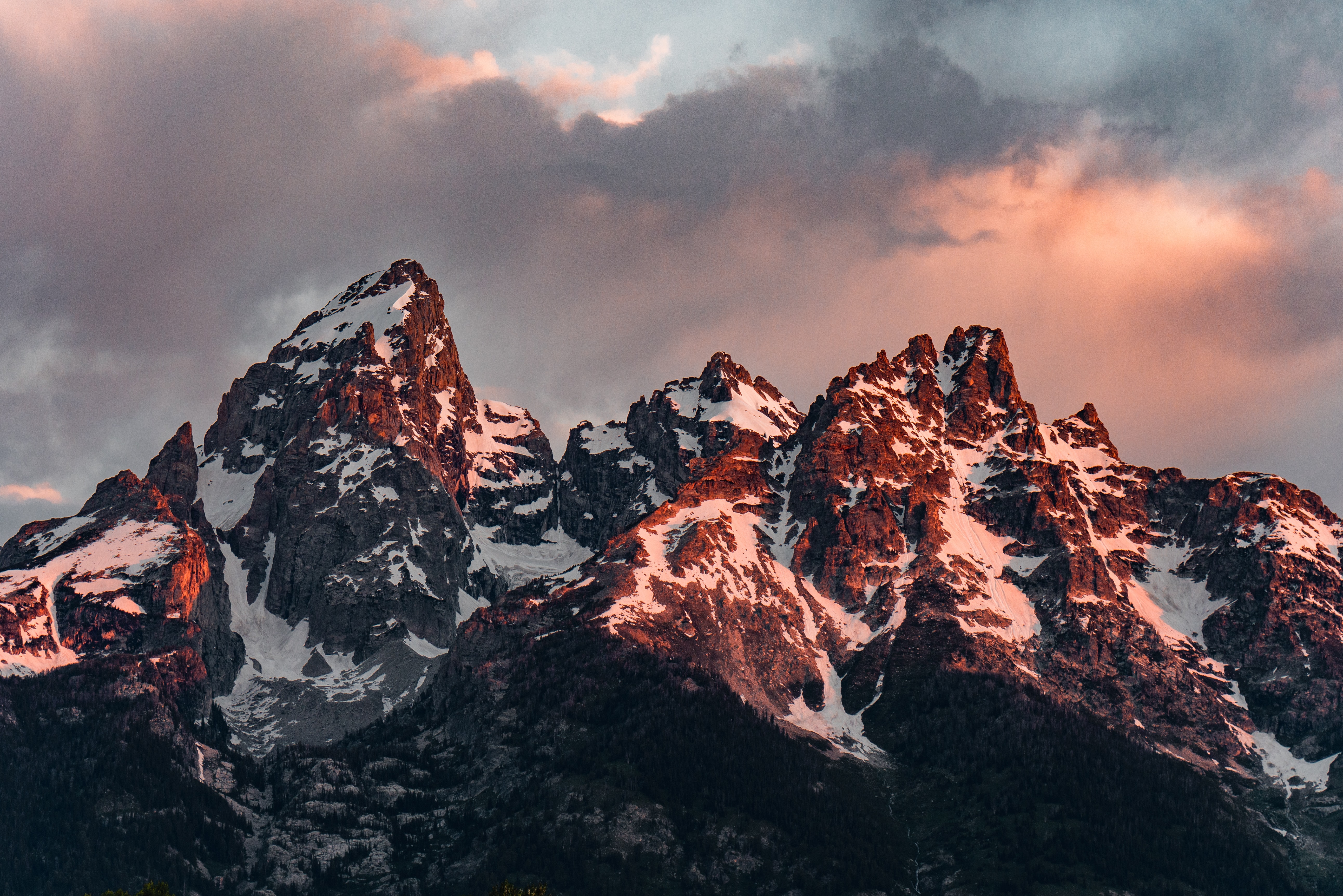 71881 скачать обои горы, природа, снег, скалы, вершины, заснеженный - заставки и картинки бесплатно